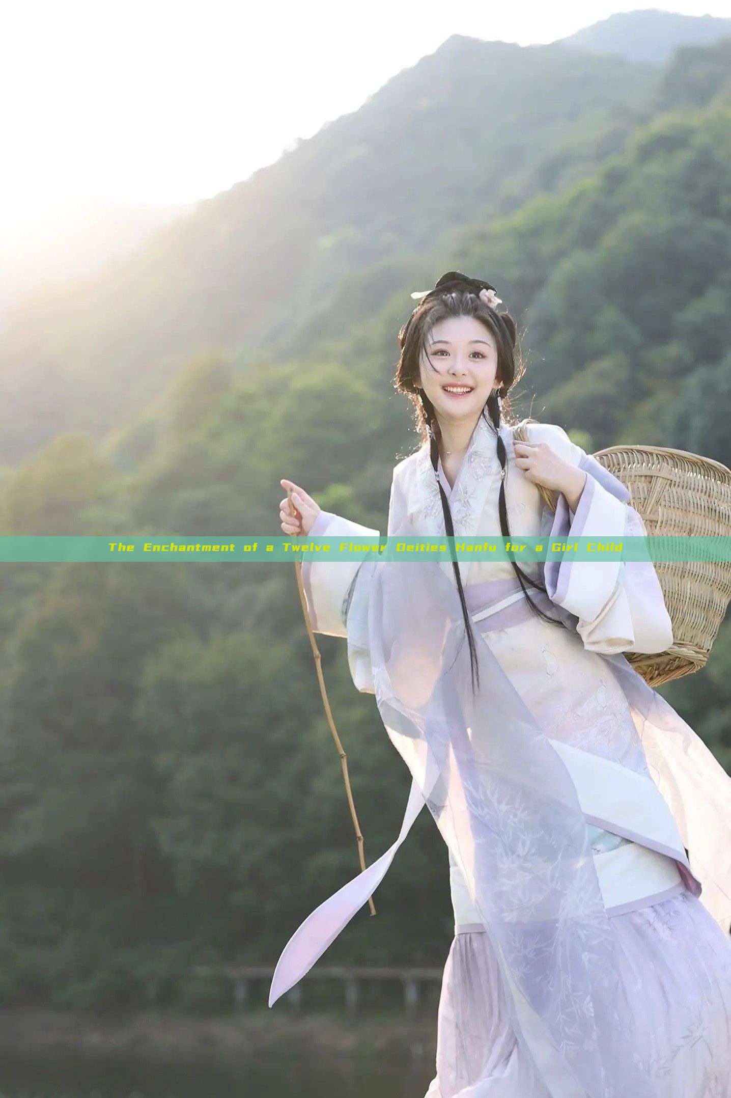 The Enchantment of a Twelve Flower Deities Hanfu for a Girl Child