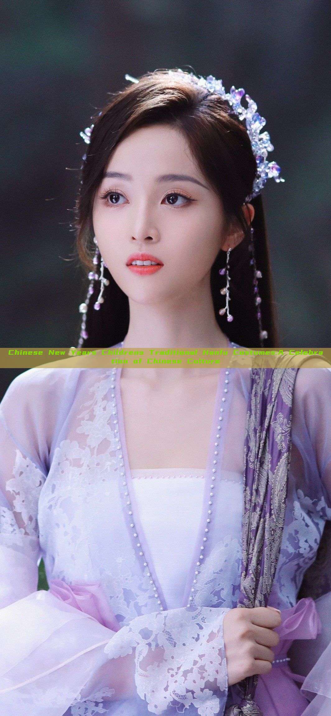 Chinese New Years Childrens Traditional Hanfu Costumes:A Celebration of Chinese Culture
