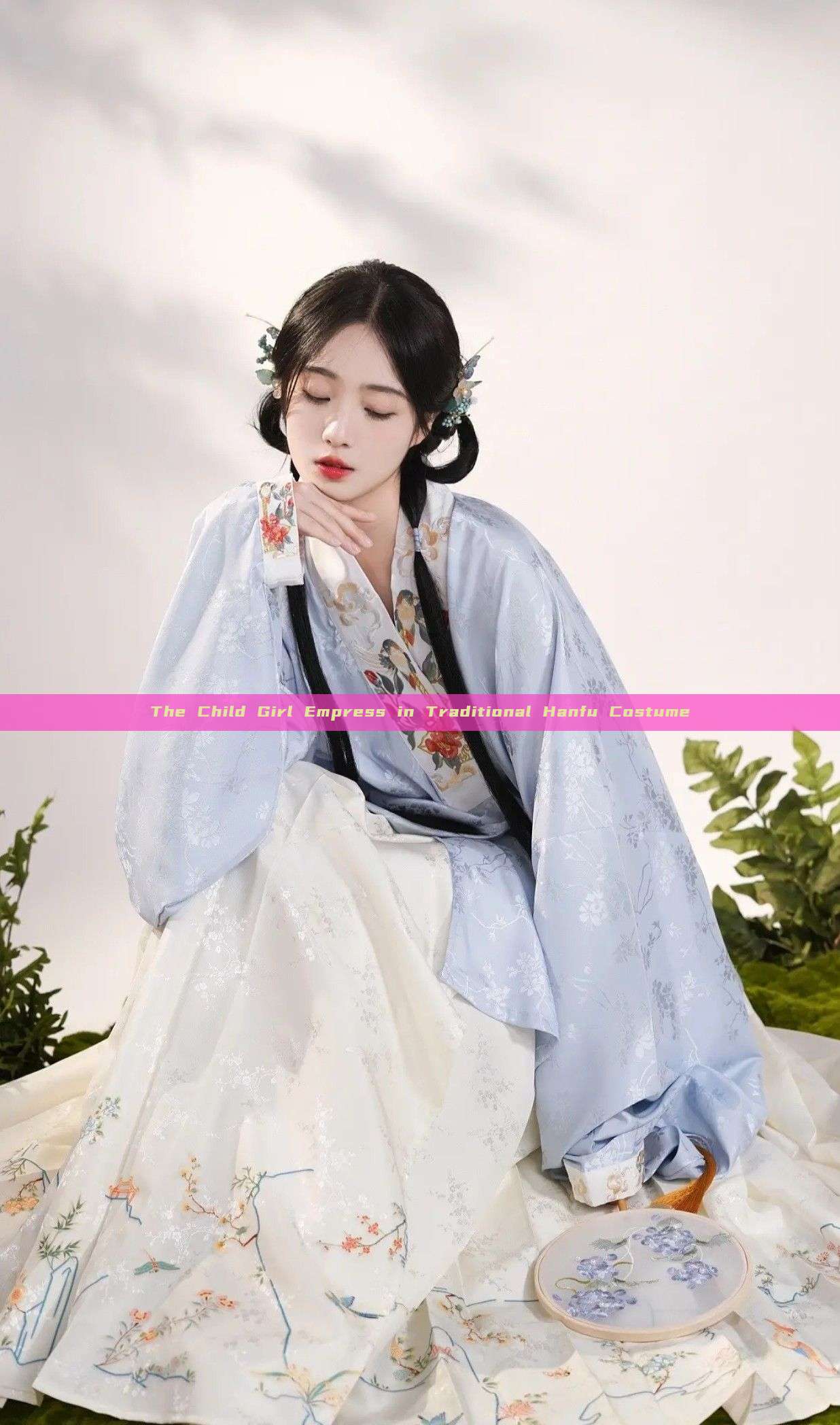 The Child Girl Empress in Traditional Hanfu Costume