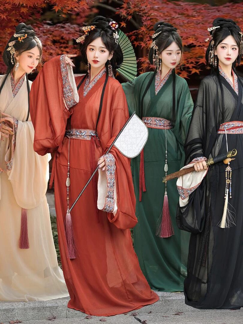 Stylish Mandarin Horseface Skirt with High Waist and Slimming Effect for Autumn Winter