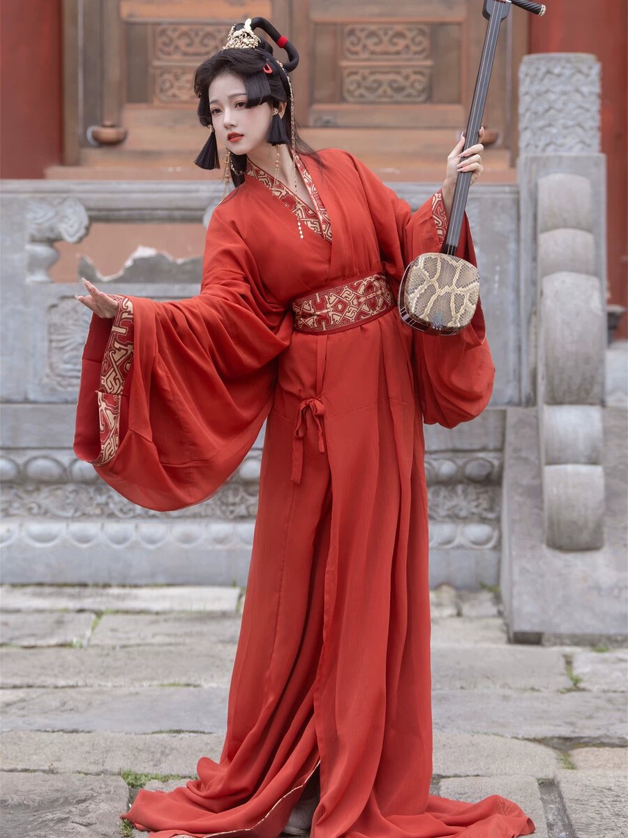 The Splendor of Childrens Red Hanfu Skirts:A Cultural Journey The Splendor of Childrens Red Hanfu Skirts:A Cultural Journey