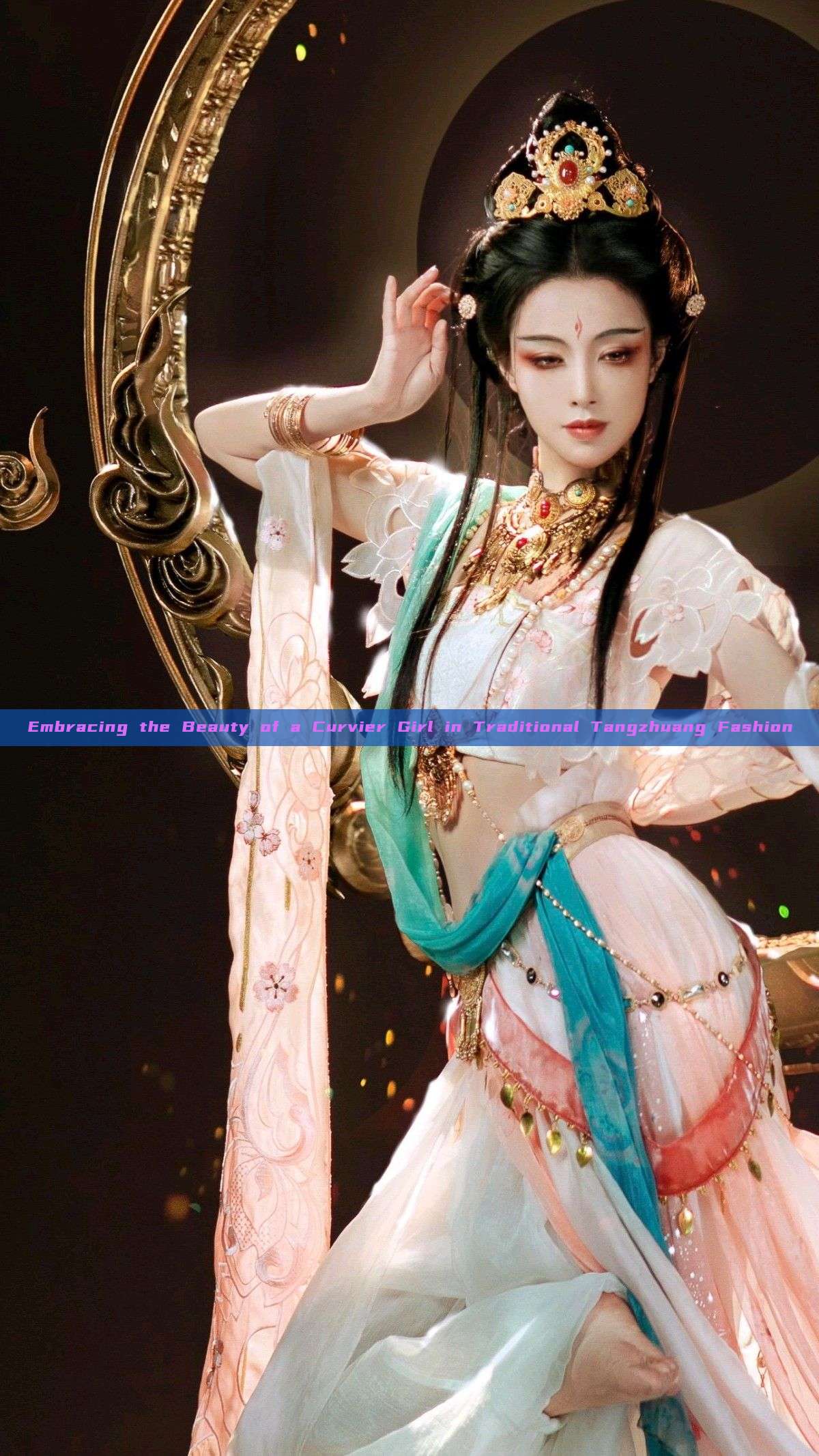 Embracing the Beauty of a Curvier Girl in Traditional Tangzhuang Fashion Embracing the Beauty of a Curvier Girl in Traditional Tangzhuang Fashion