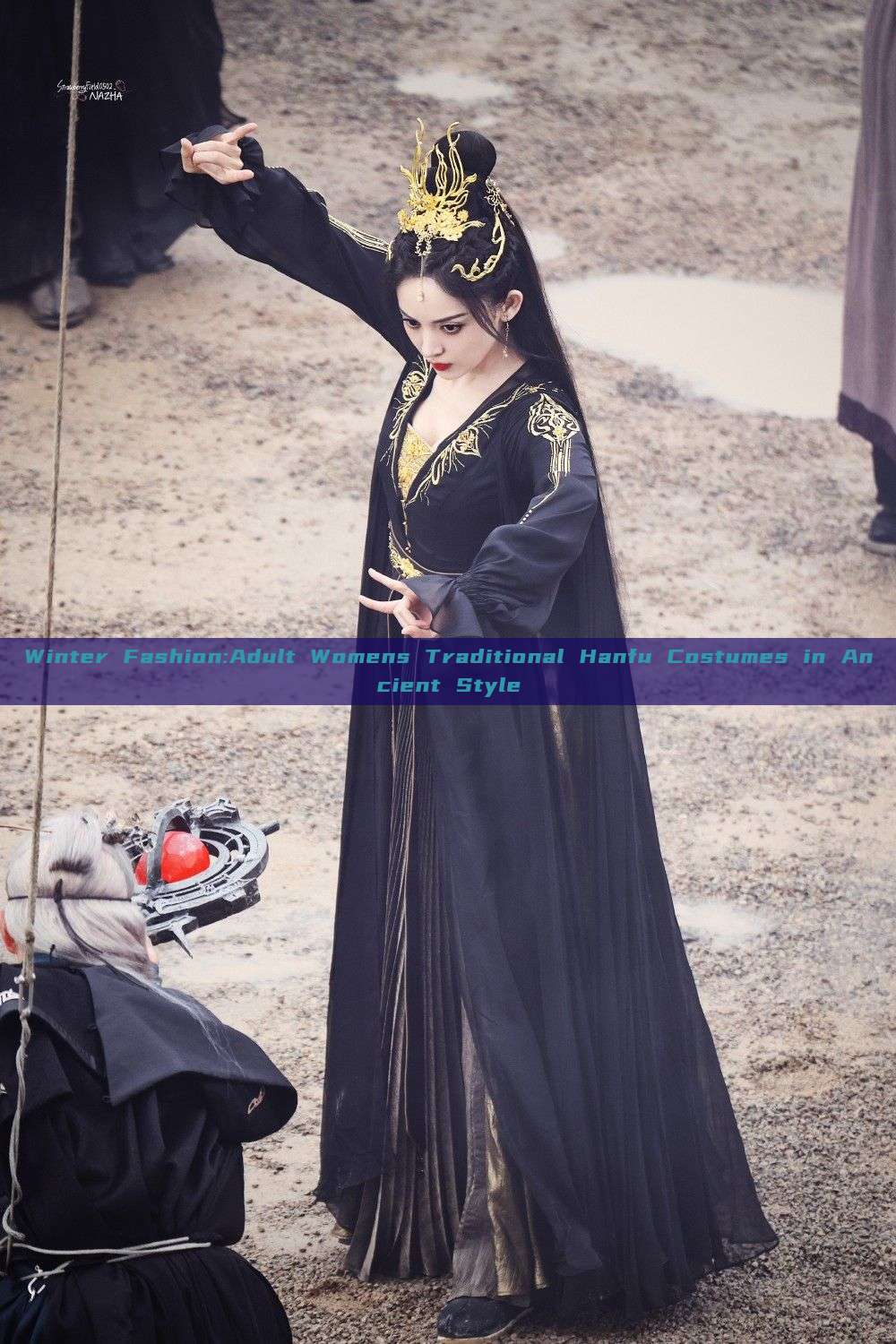 Winter Fashion:Adult Womens Traditional Hanfu Costumes in Ancient Style Winter Fashion:Adult Womens Traditional Hanfu Costumes in Ancient Style