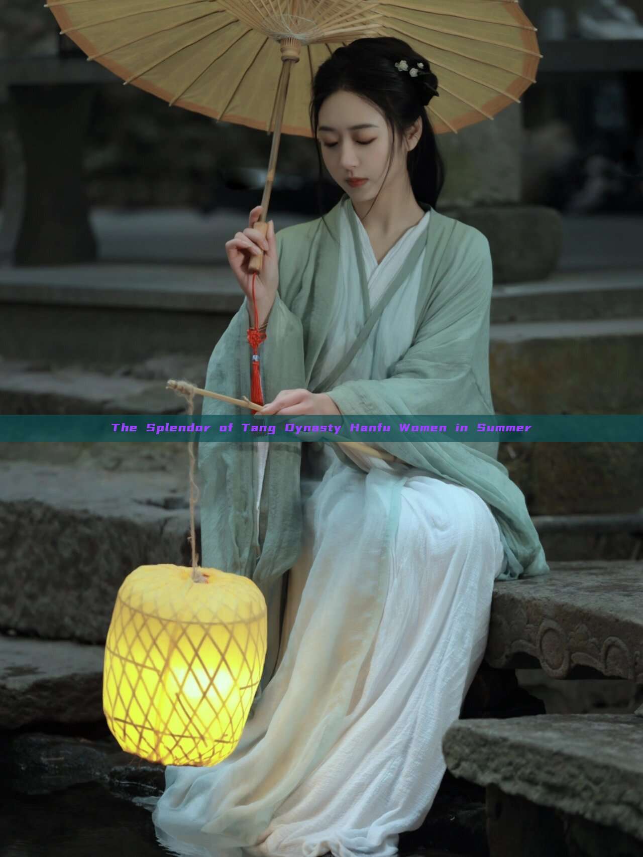 The Splendor of Tang Dynasty Hanfu Women in Summer
