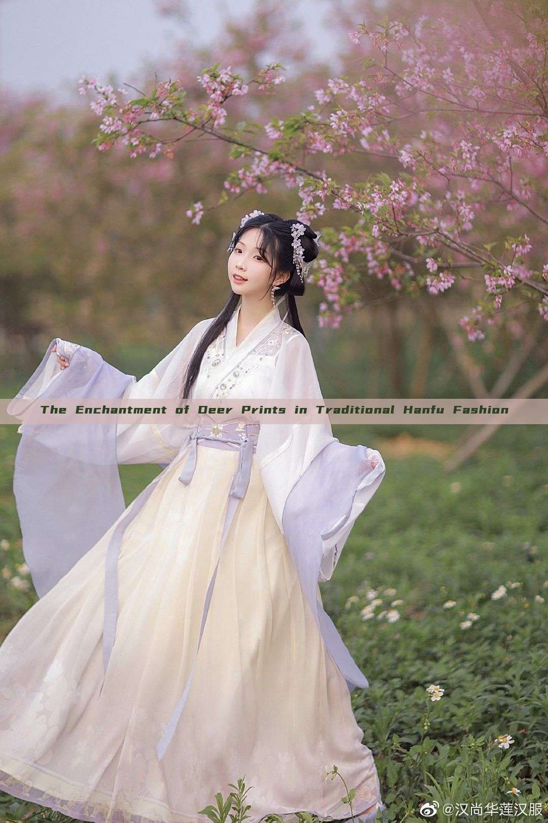 The Enchantment of Deer Prints in Traditional Hanfu Fashion