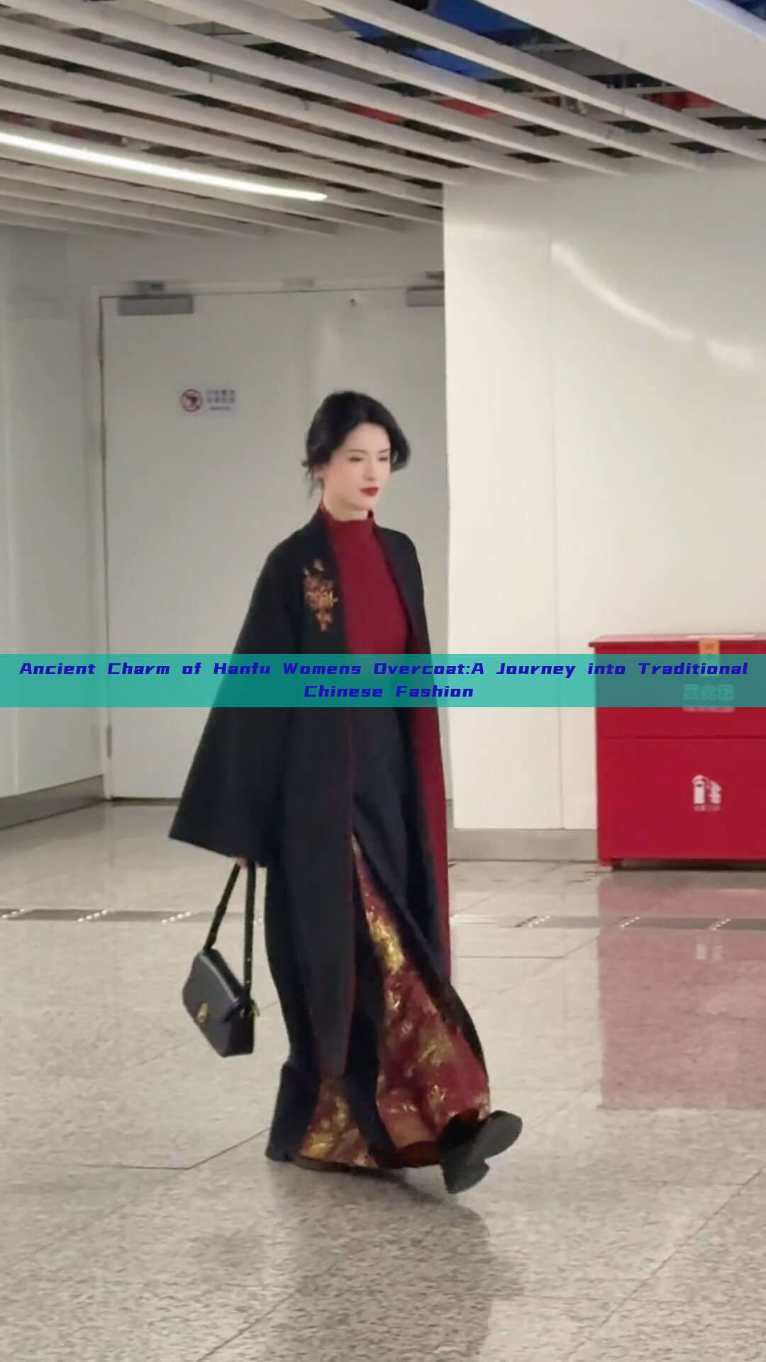 Ancient Charm of Hanfu Womens Overcoat:A Journey into Traditional Chinese Fashion