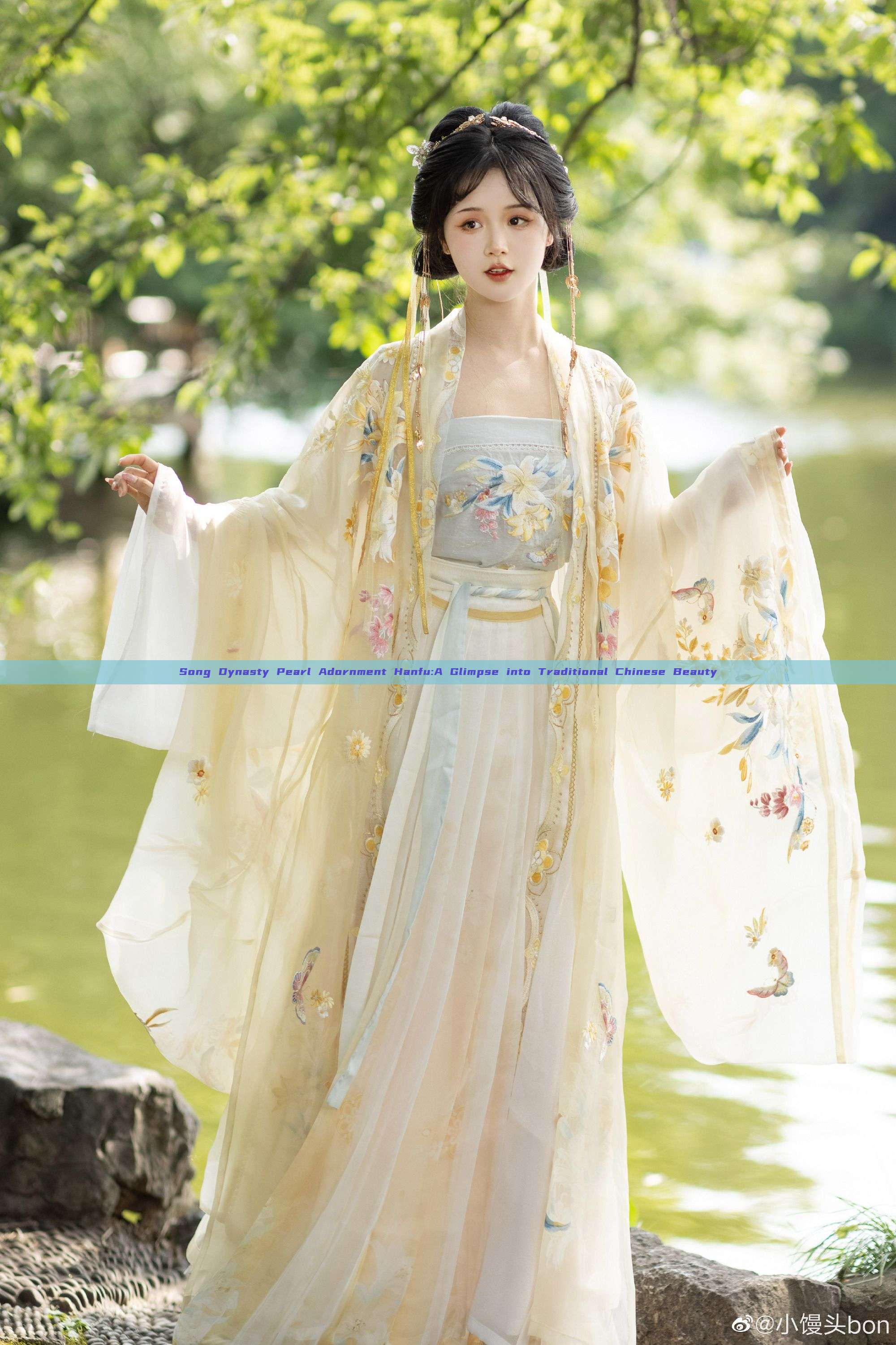 Song Dynasty Pearl Adornment Hanfu:A Glimpse into Traditional Chinese Beauty