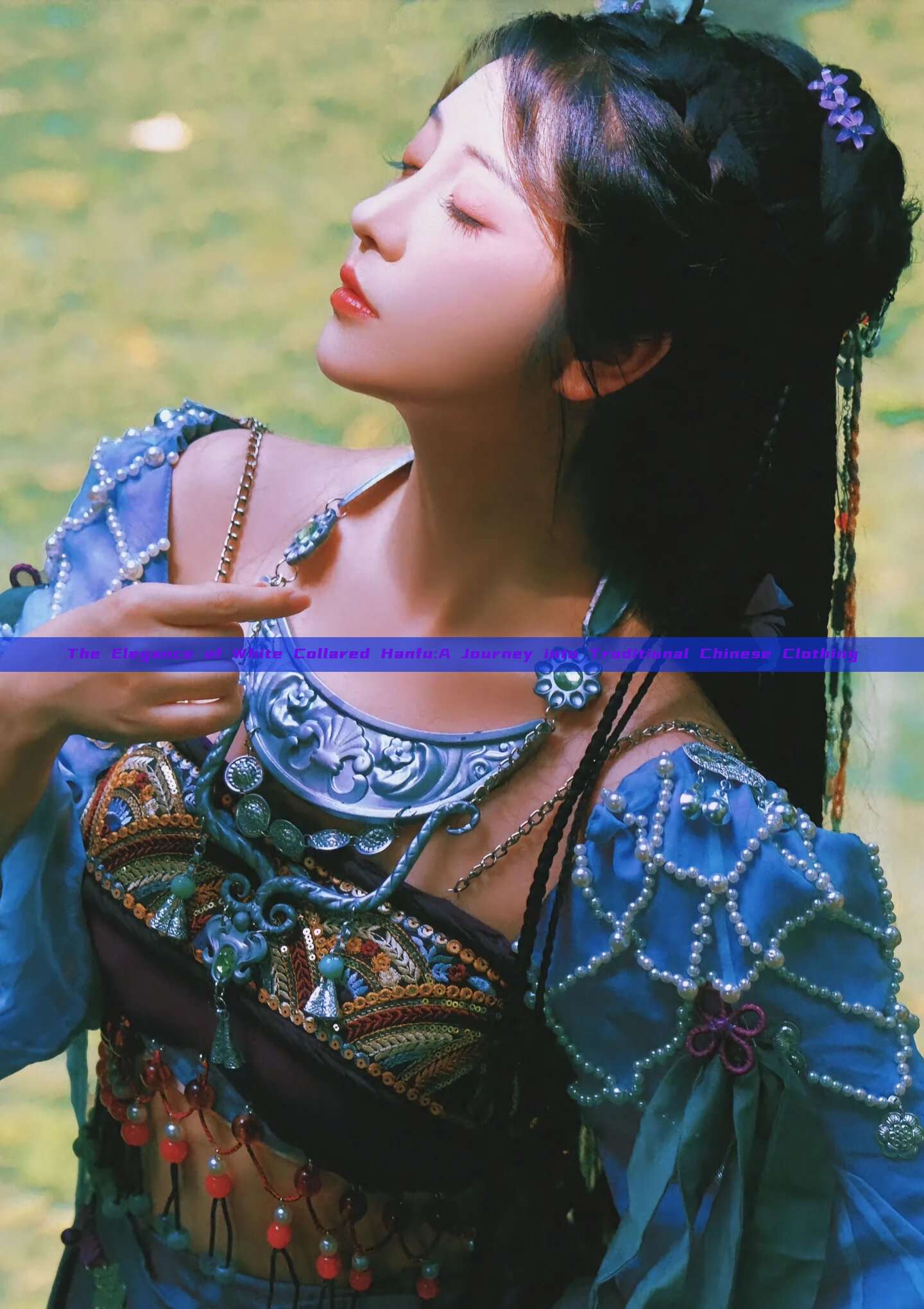 The Elegance of White Collared Hanfu:A Journey into Traditional Chinese Clothing