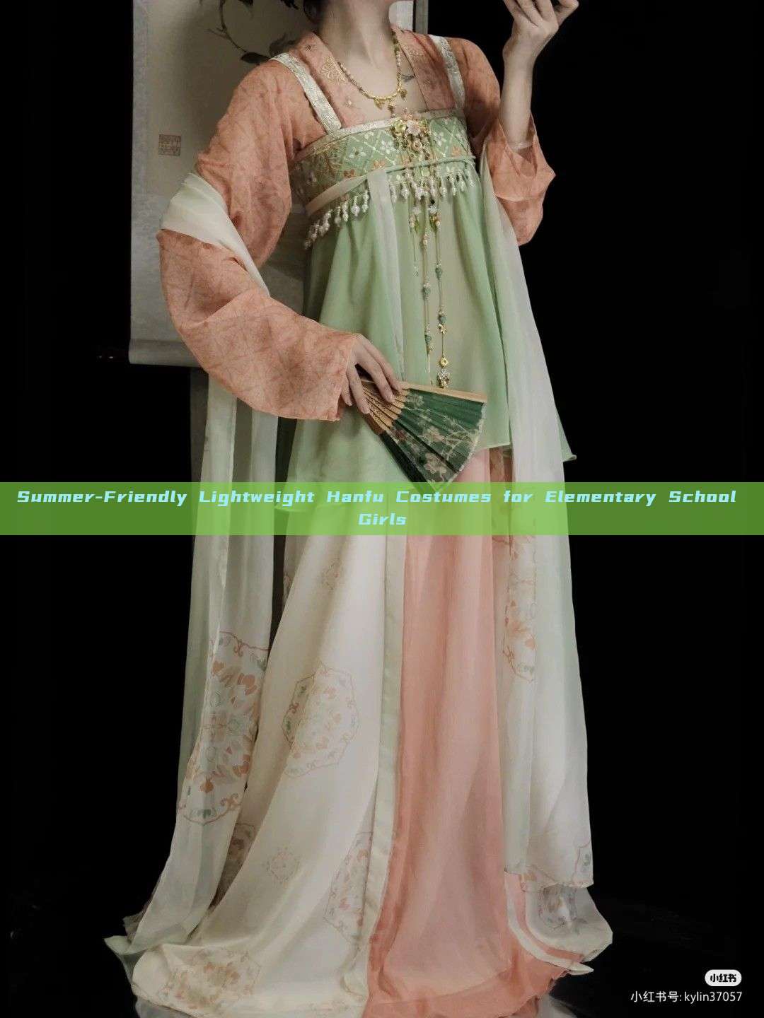 Summer-Friendly Lightweight Hanfu Costumes for Elementary School Girls