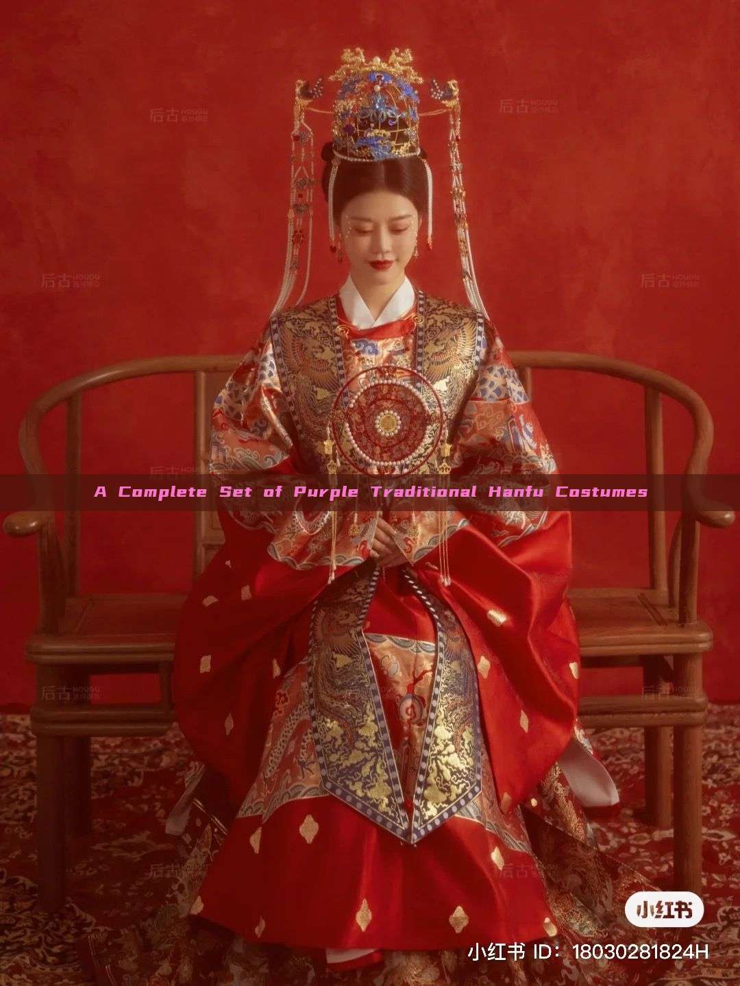 A Complete Set of Purple Traditional Hanfu Costumes A Complete Set of Purple Traditional Hanfu Costumes