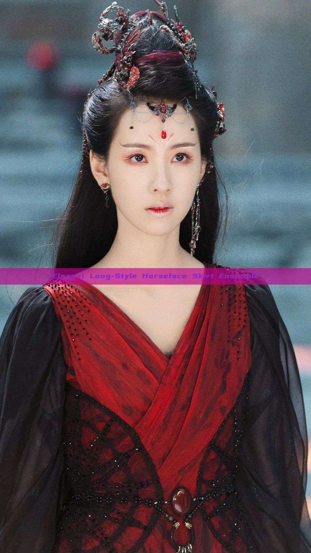 Elegant Long-Style Horseface Skirt Ensemble