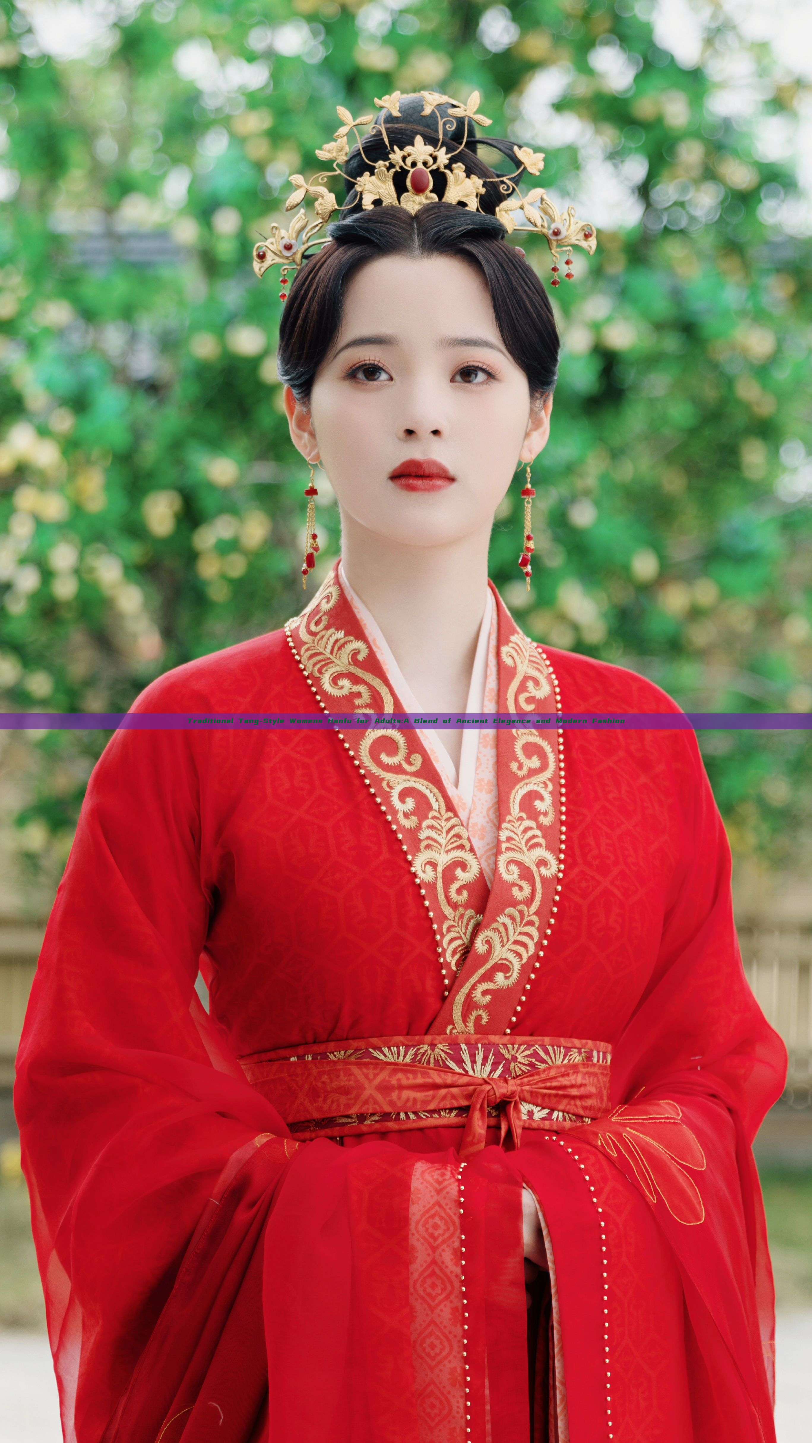 Traditional Tang-Style Womens Hanfu for Adults:A Blend of Ancient Elegance and Modern Fashion