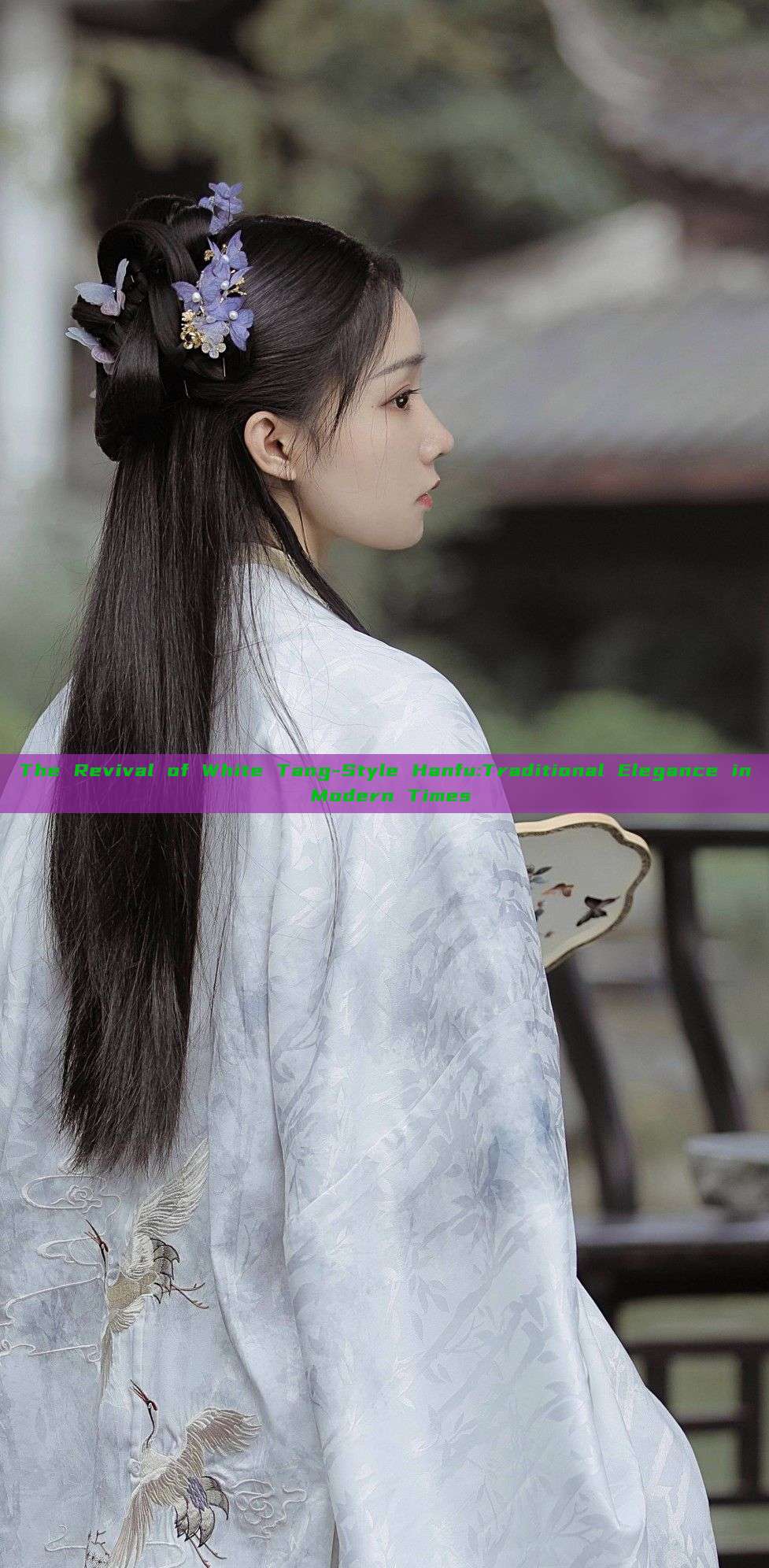 The Revival of White Tang-Style Hanfu:Traditional Elegance in Modern Times
