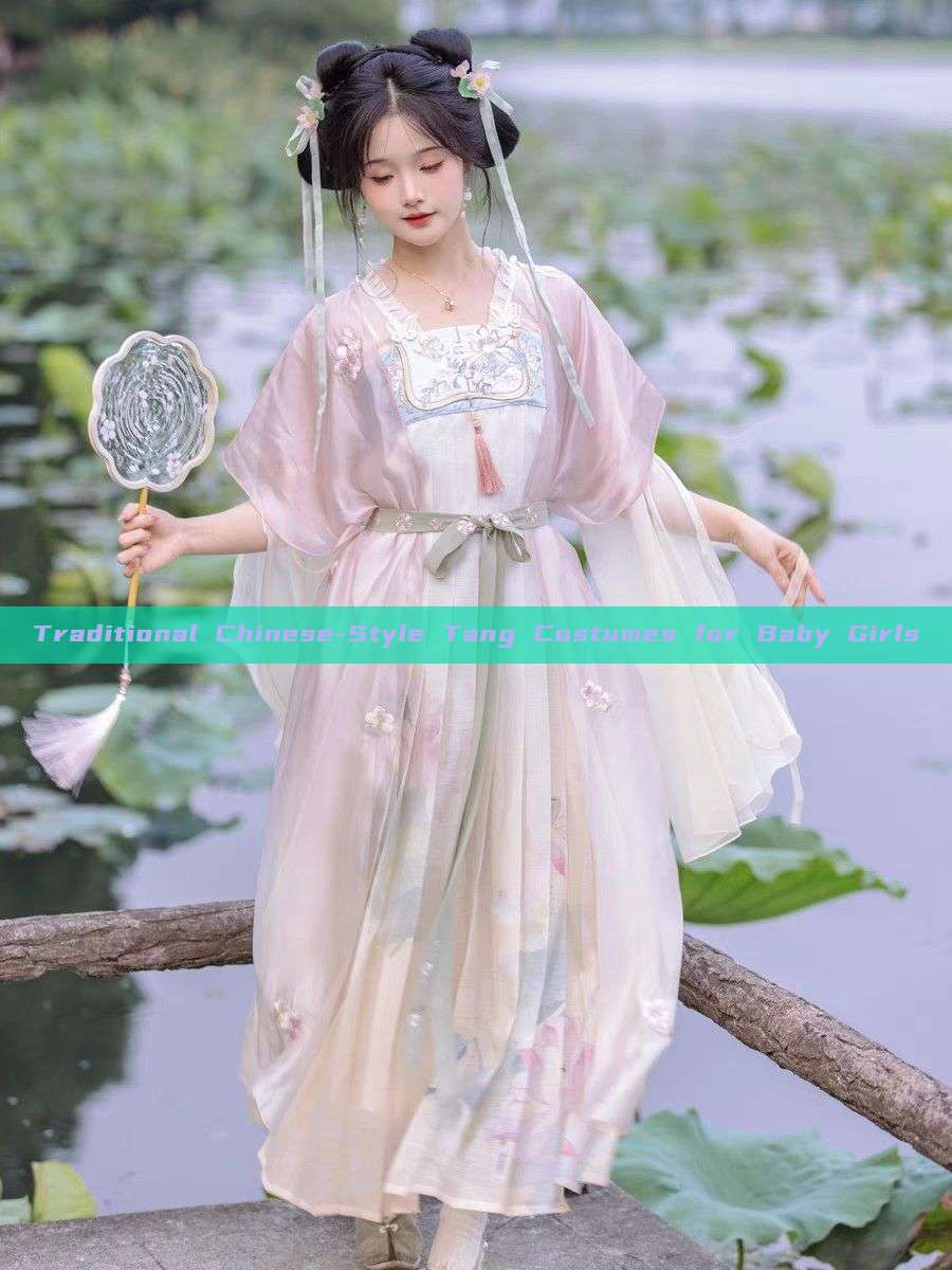 Traditional Chinese-Style Tang Costumes for Baby Girls