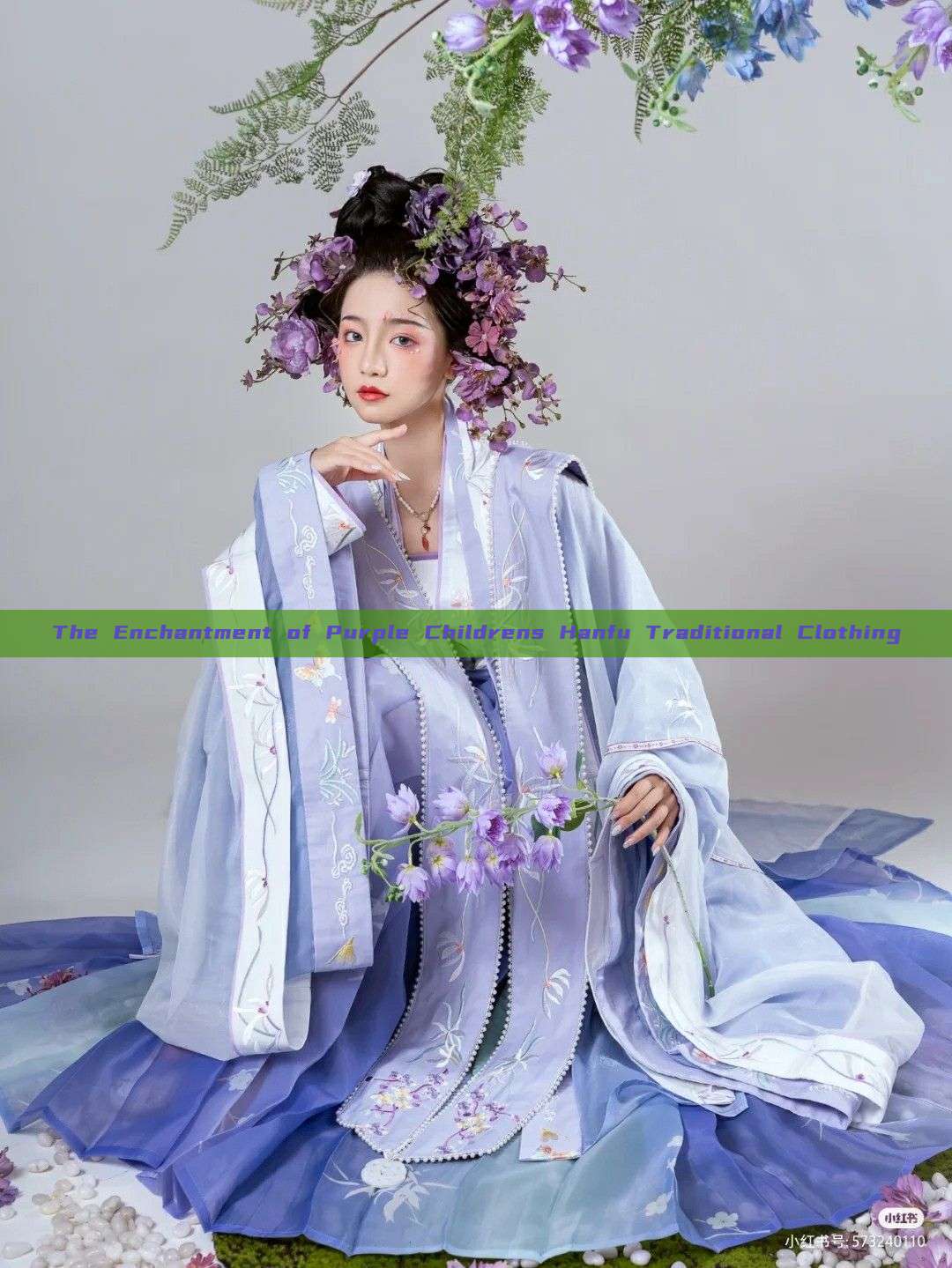 The Enchantment of Purple Childrens Hanfu Traditional Clothing