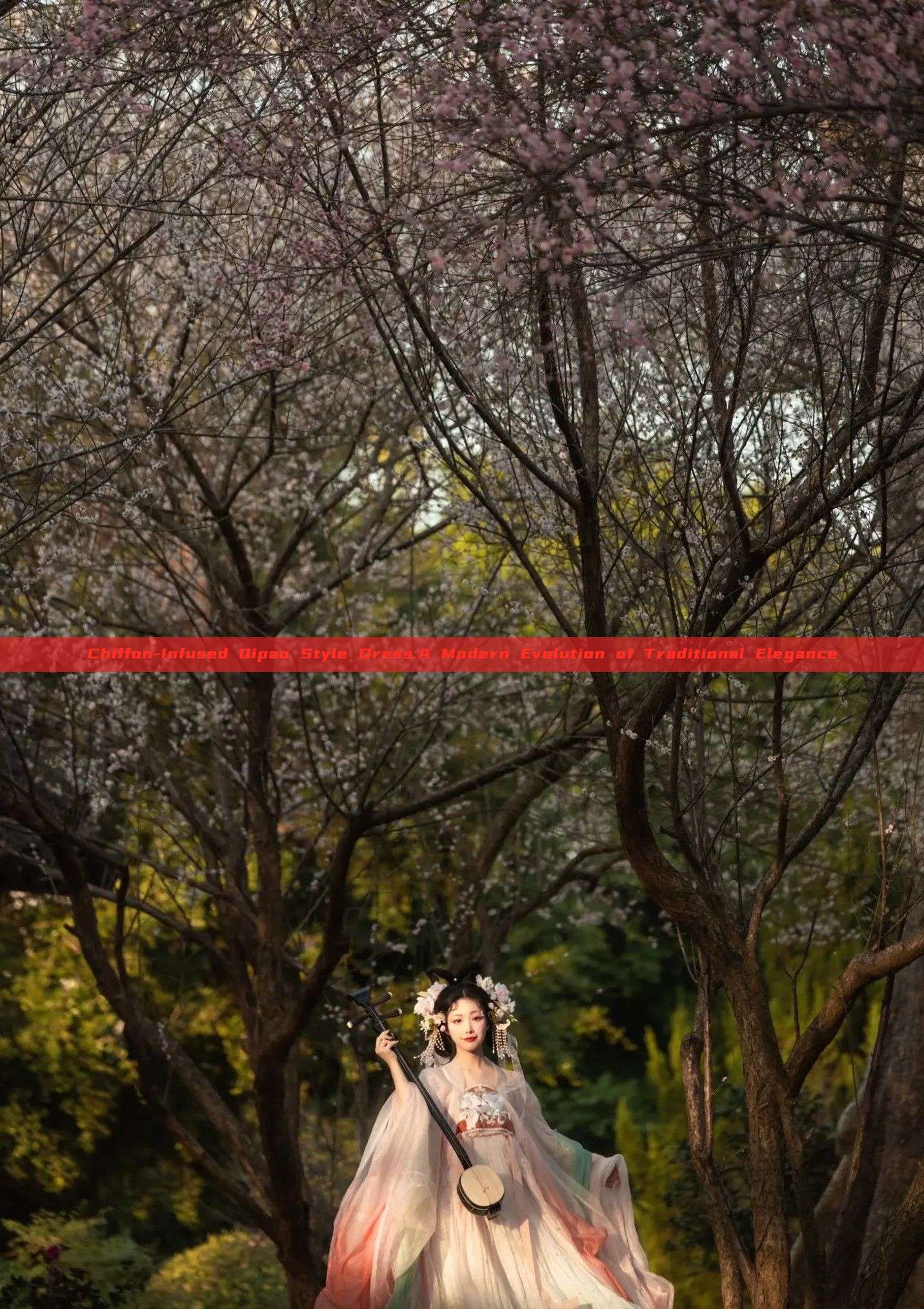 Chiffon-Infused Qipao Style Dress:A Modern Evolution of Traditional Elegance