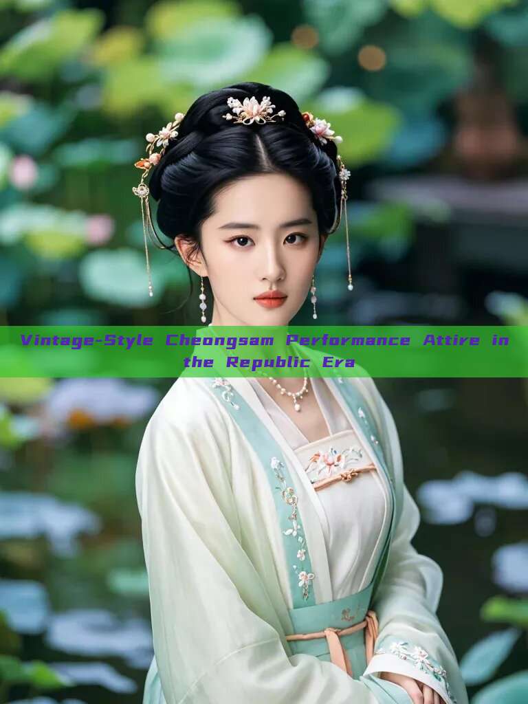 Vintage-Style Cheongsam Performance Attire in the Republic Era