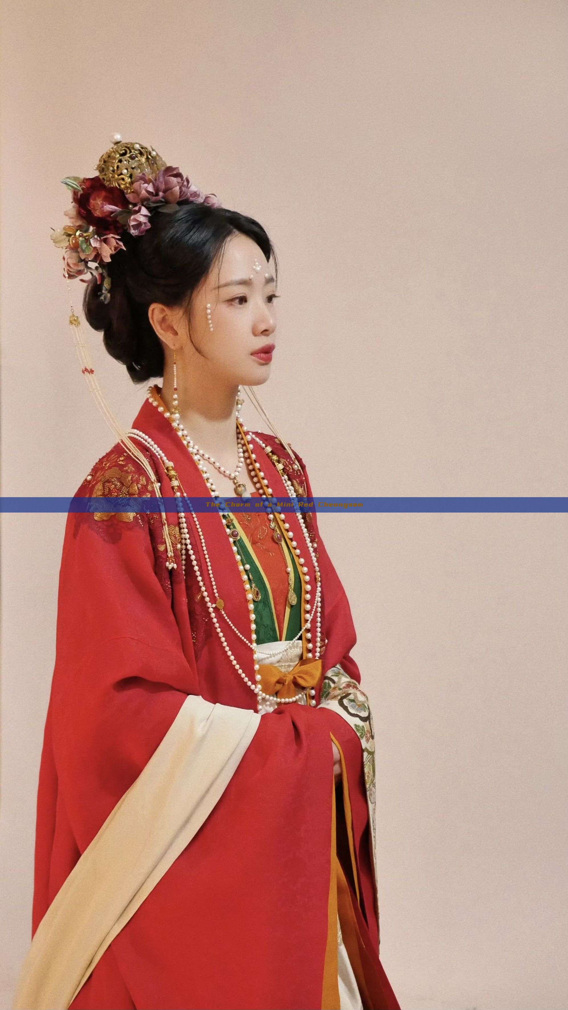 The Charm of a Mini Red Cheongsam The Charm of a Mini Red Cheongsam