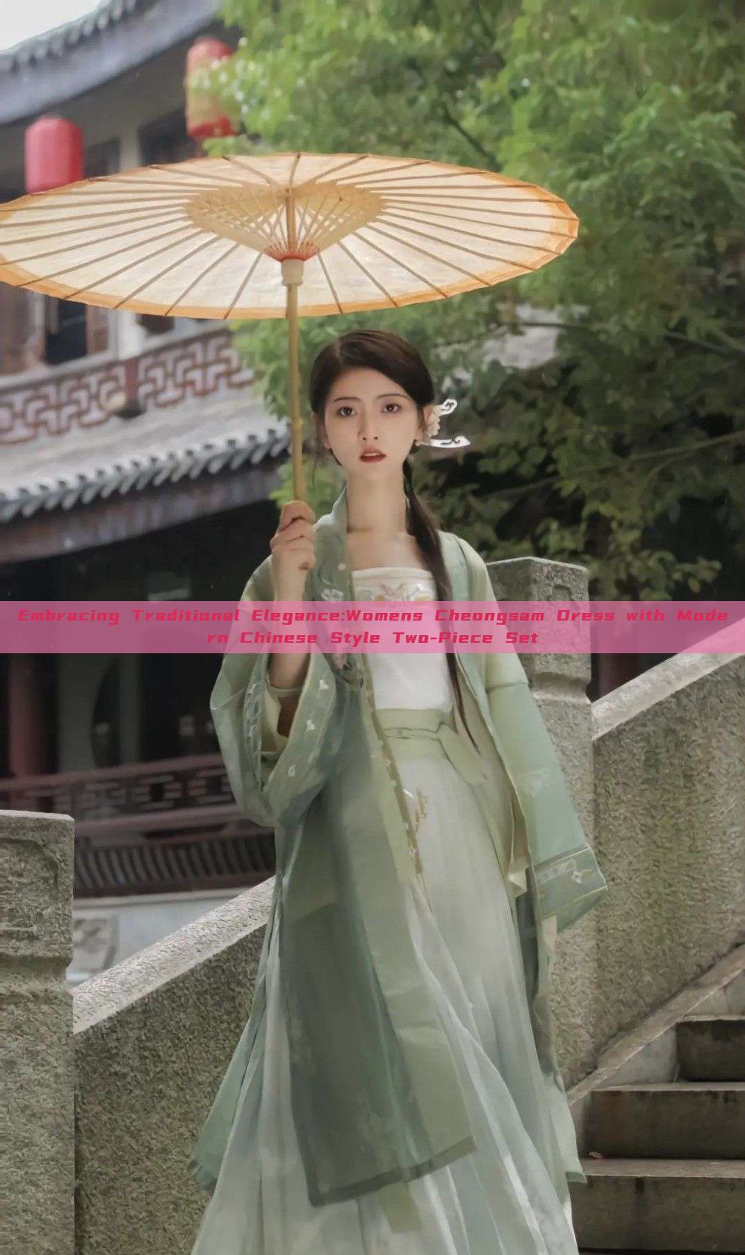 Embracing Traditional Elegance:Womens Cheongsam Dress with Modern Chinese Style Two-Piece Set