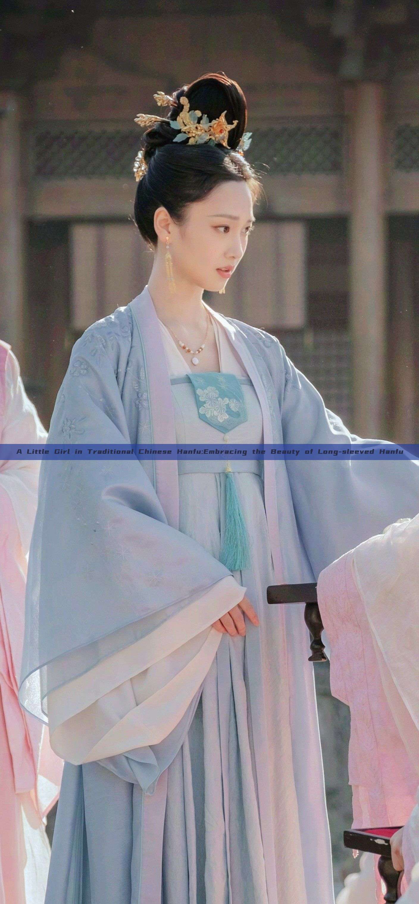 A Little Girl in Traditional Chinese Hanfu:Embracing the Beauty of Long-sleeved Hanfu A Little Girl in Traditional Chinese Hanfu:Embracing the Beauty of Long-sleeved Hanfu