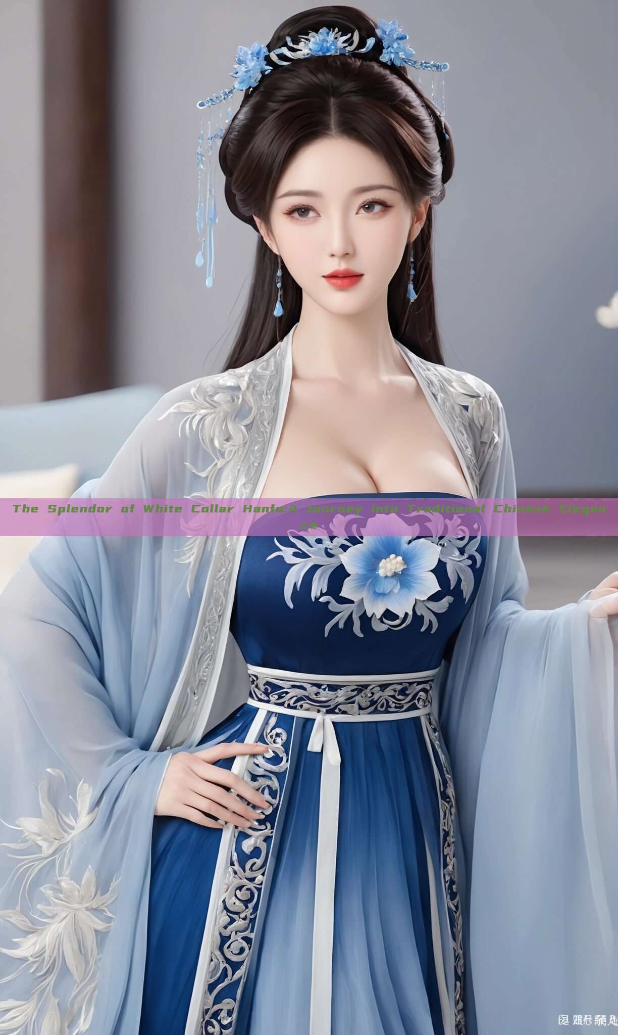 The Splendor of White Collar Hanfu:A Journey into Traditional Chinese Elegance