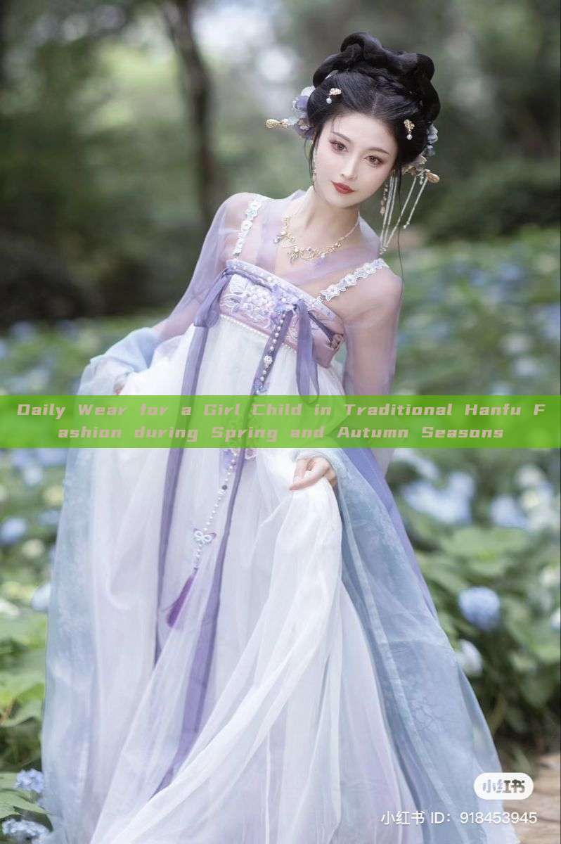 Daily Wear for a Girl Child in Traditional Hanfu Fashion during Spring and Autumn Seasons