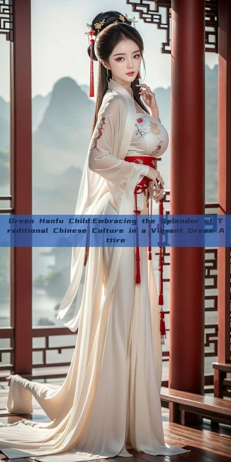 Green Hanfu Child:Embracing the Splendor of Traditional Chinese Culture in a Vibrant Green Attire