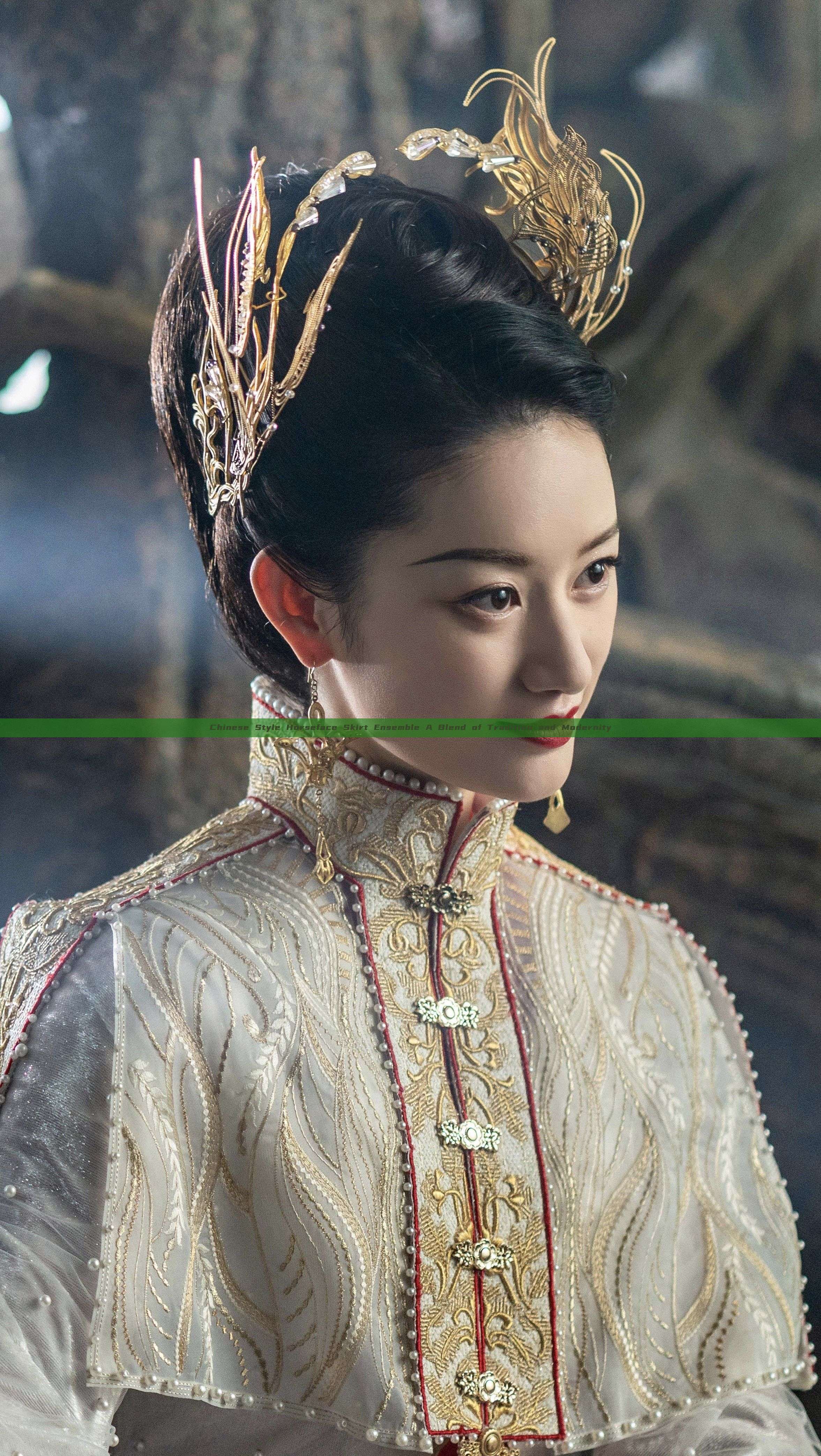 Chinese Style Horseface Skirt Ensemble A Blend of Tradition and Modernity