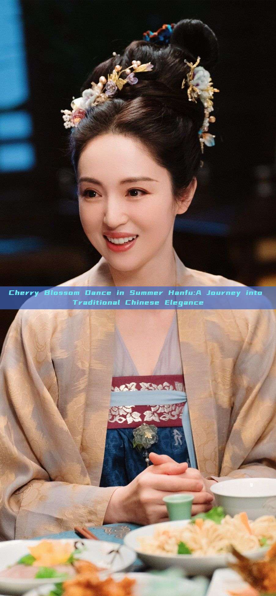 Cherry Blossom Dance in Summer Hanfu:A Journey into Traditional Chinese Elegance