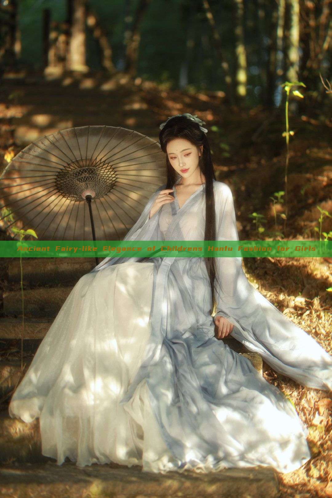 Ancient Fairy-like Elegance of Childrens Hanfu Fashion for Girls