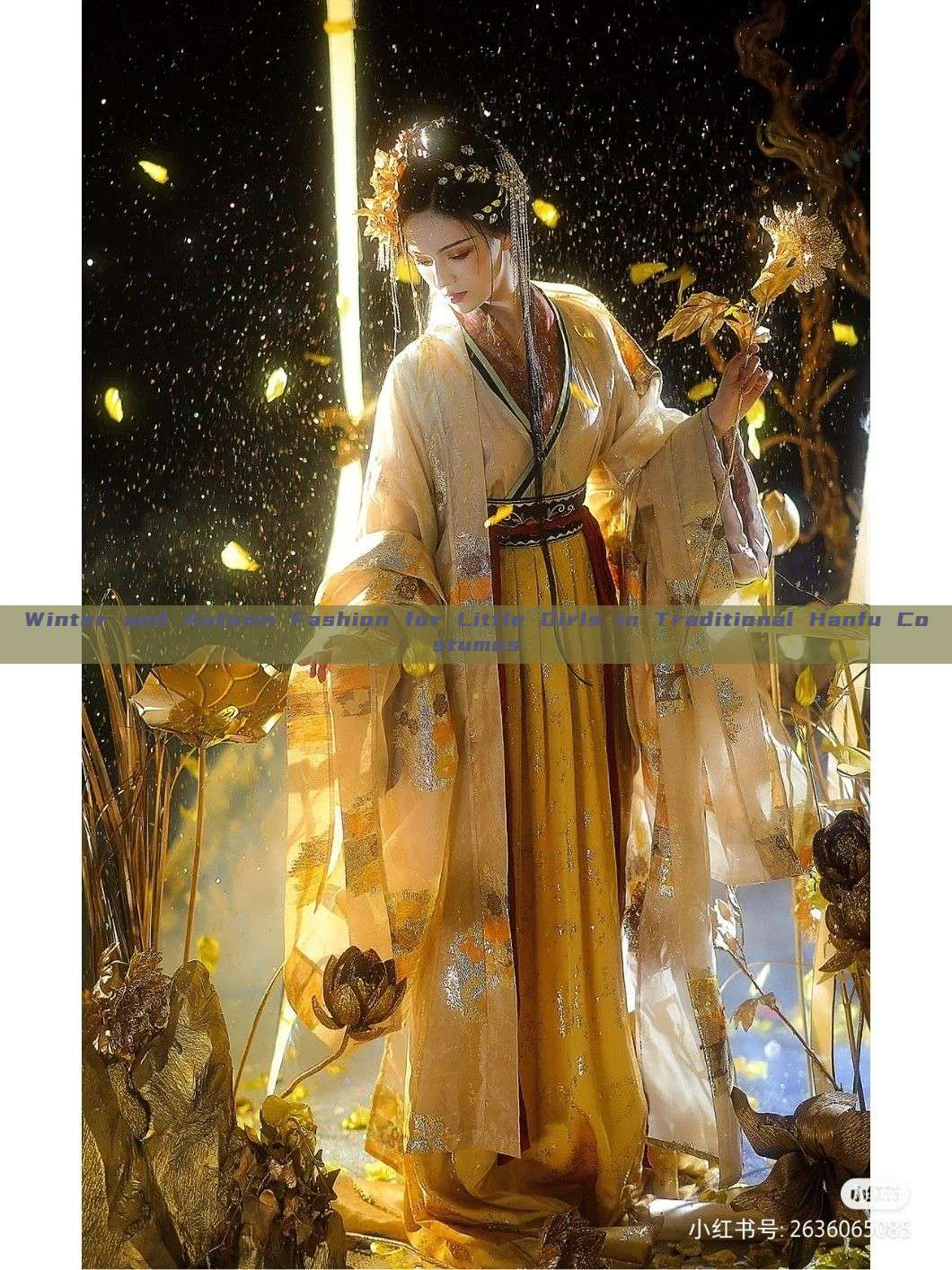 Winter and Autumn Fashion for Little Girls in Traditional Hanfu Costumes Winter and Autumn Fashion for Little Girls in Traditional Hanfu Costumes