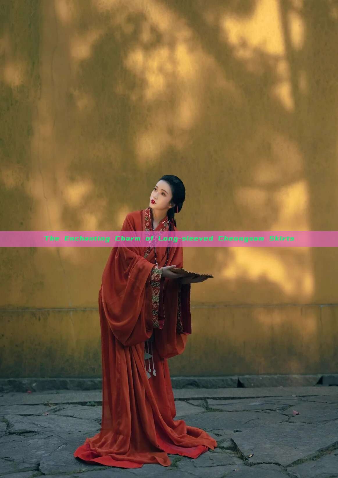 The Enchanting Charm of Long-sleeved Cheongsam Skirts