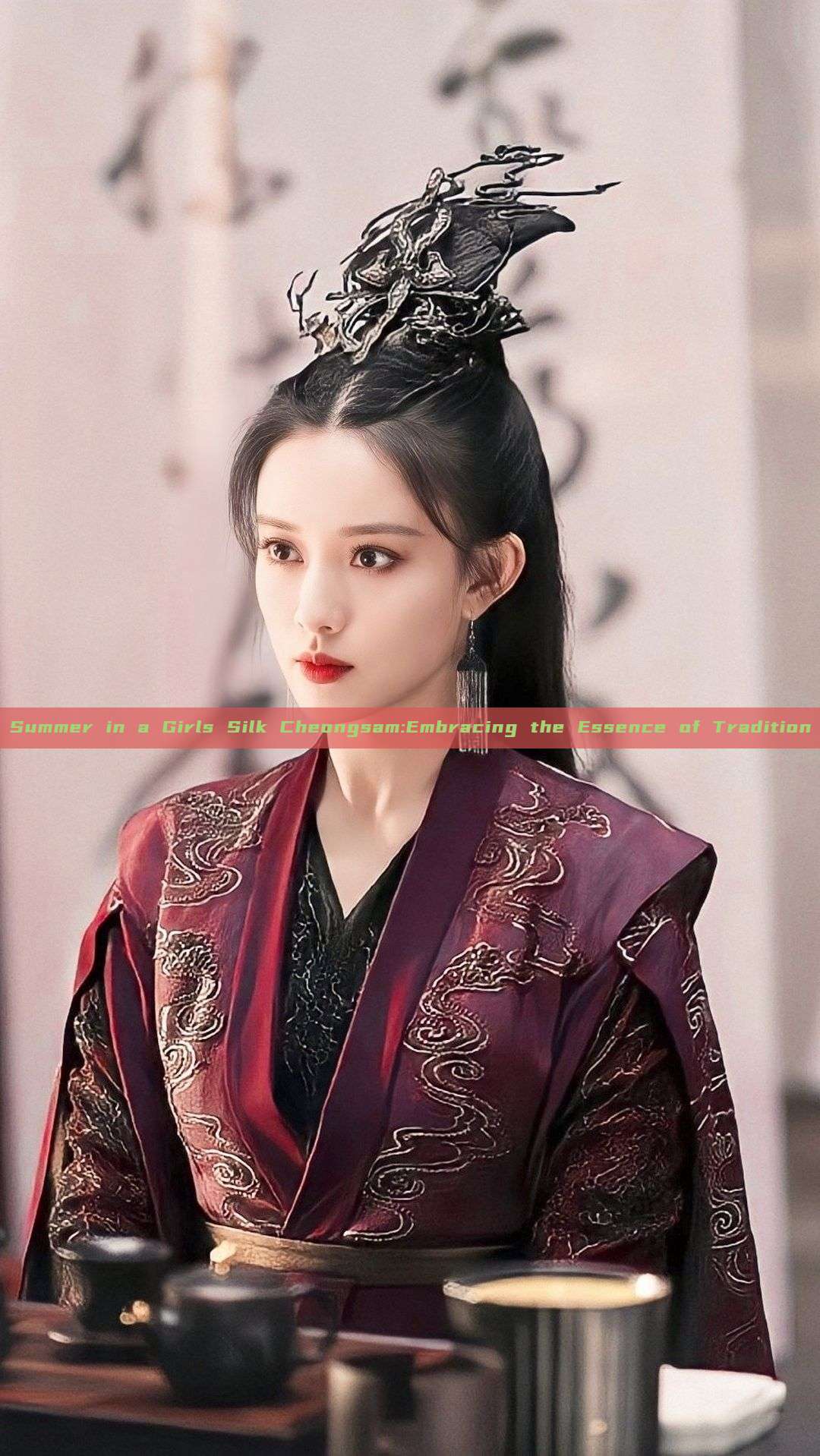 Summer in a Girls Silk Cheongsam:Embracing the Essence of Tradition Summer in a Girls Silk Cheongsam:Embracing the Essence of Tradition
