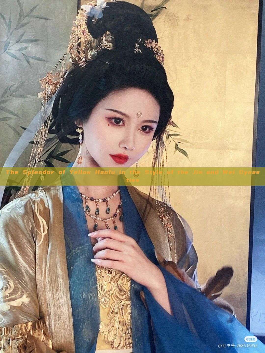 The Splendor of Yellow Hanfu in the Style of the Jin and Wei Dynasties The Splendor of Yellow Hanfu in the Style of the Jin and Wei Dynasties