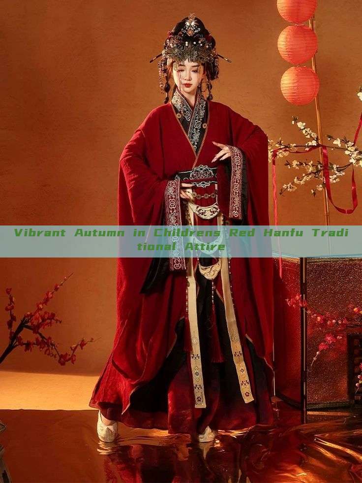 Vibrant Autumn in Childrens Red Hanfu Traditional Attire Vibrant Autumn in Childrens Red Hanfu Traditional Attire