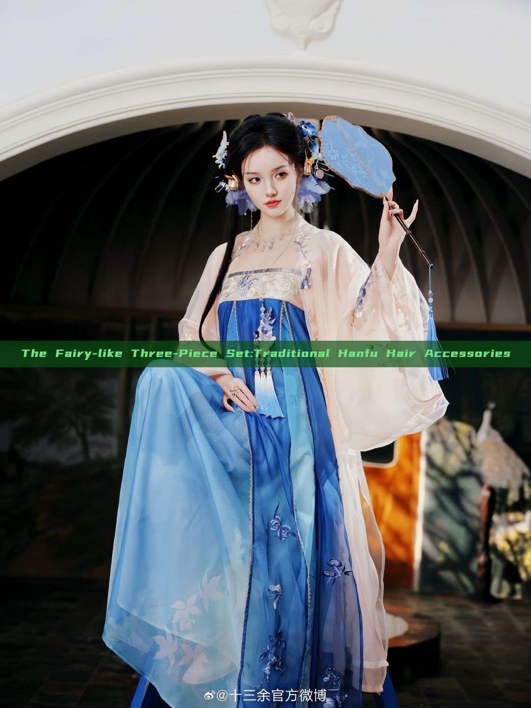 The Fairy-like Three-Piece Set:Traditional Hanfu Hair Accessories