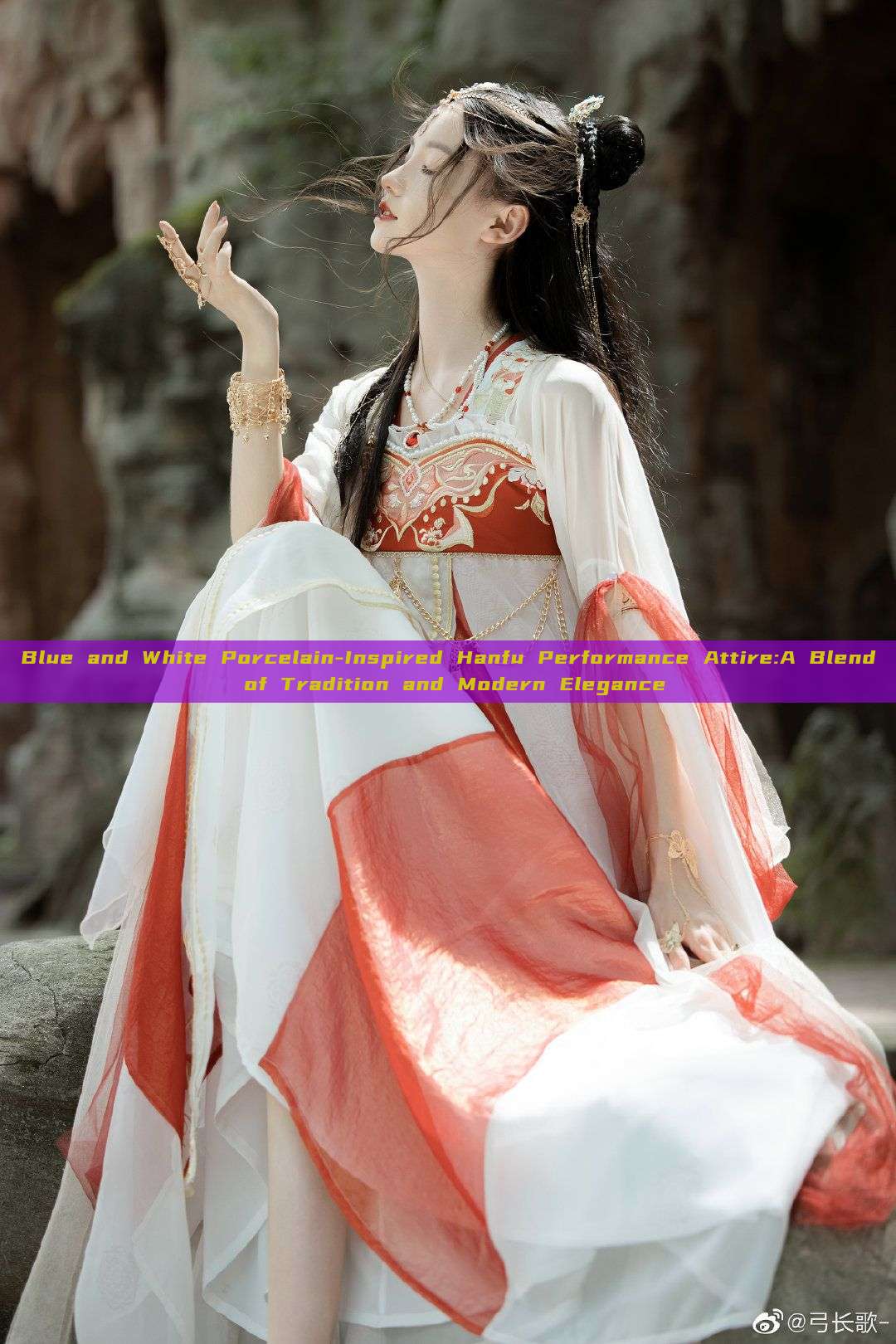 Blue and White Porcelain-Inspired Hanfu Performance Attire:A Blend of Tradition and Modern Elegance Blue and White Porcelain-Inspired Hanfu Performance Attire:A Blend of Tradition and Modern Elegance