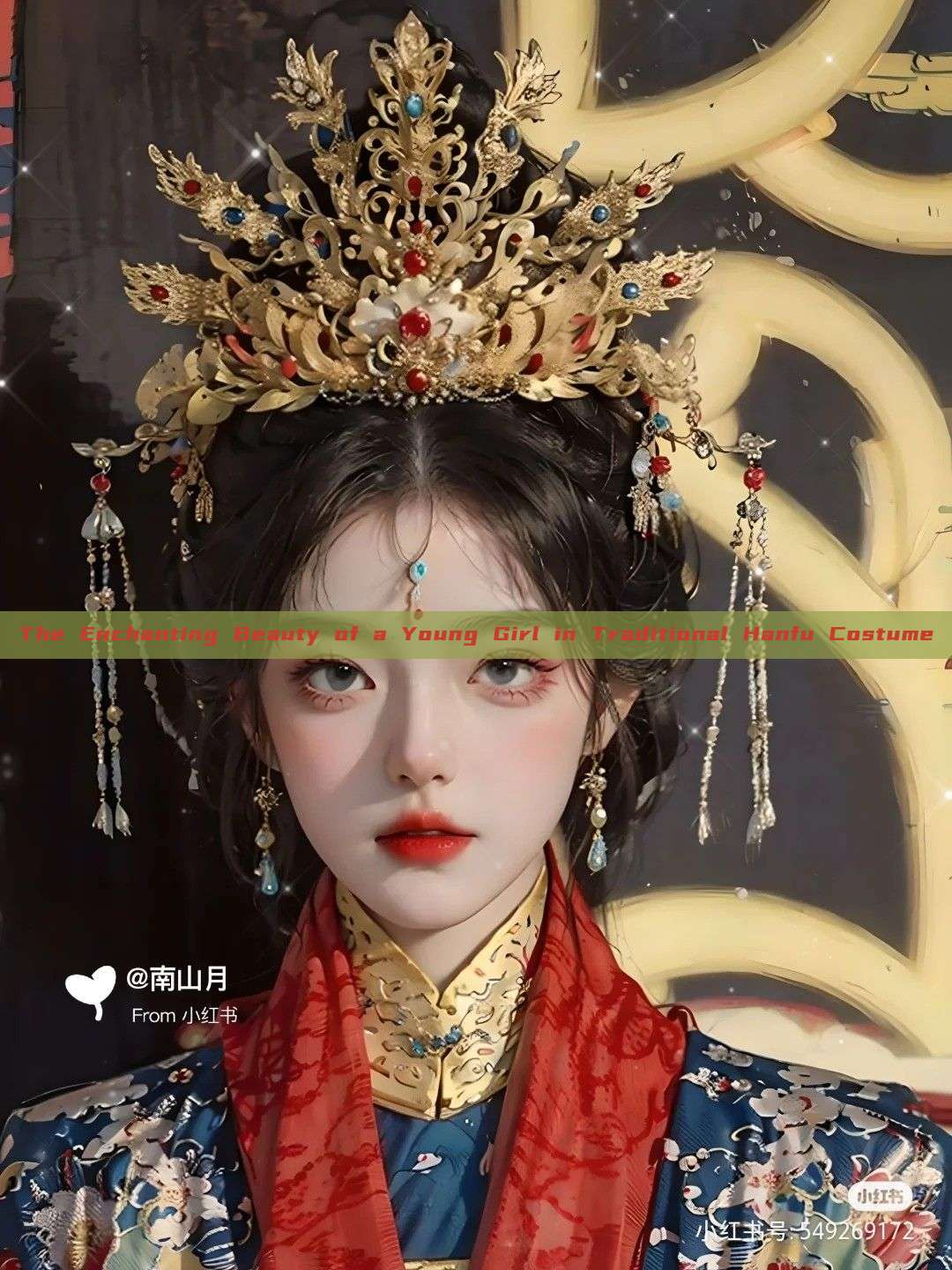 The Enchanting Beauty of a Young Girl in Traditional Hanfu Costume The Enchanting Beauty of a Young Girl in Traditional Hanfu Costume