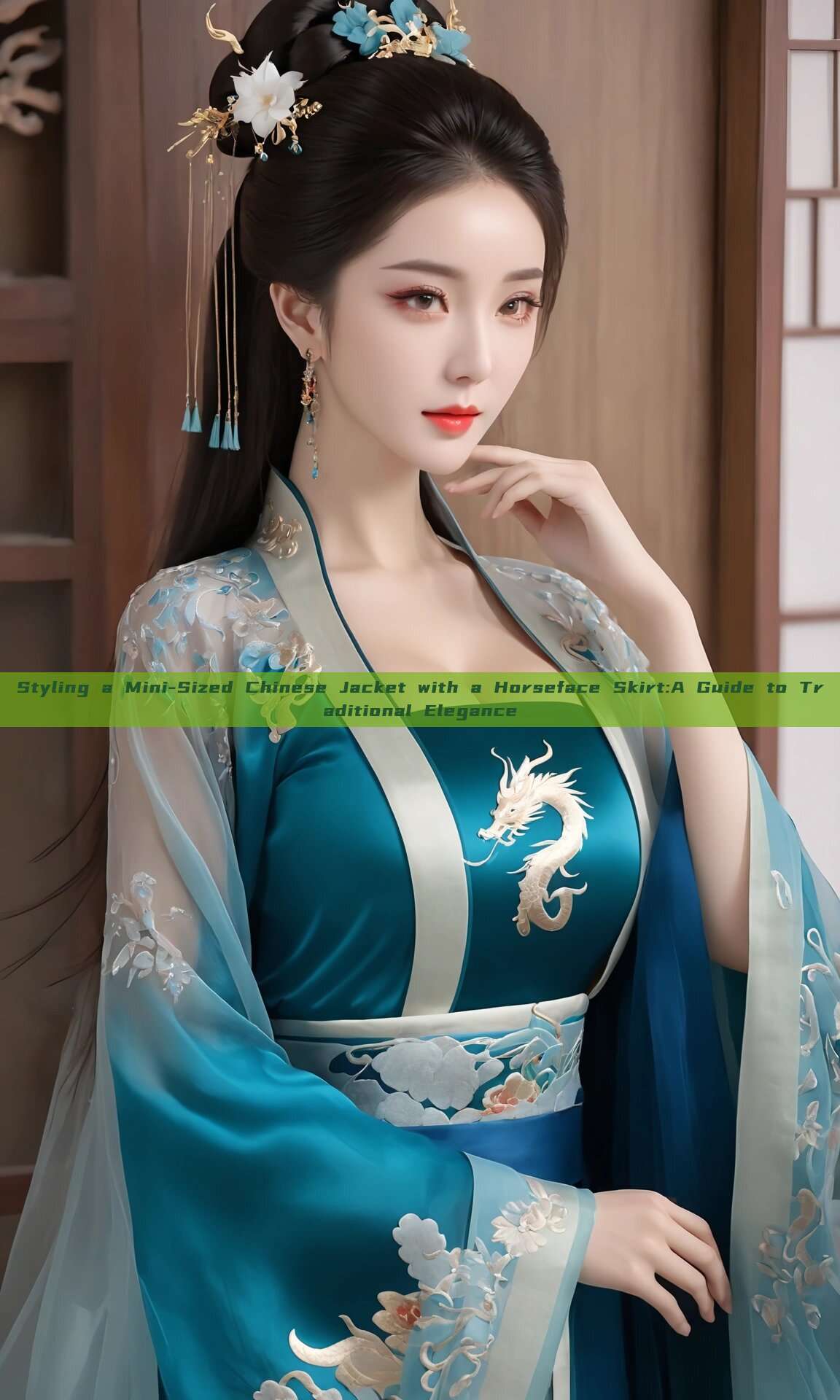 Styling a Mini-Sized Chinese Jacket with a Horseface Skirt:A Guide to Traditional Elegance