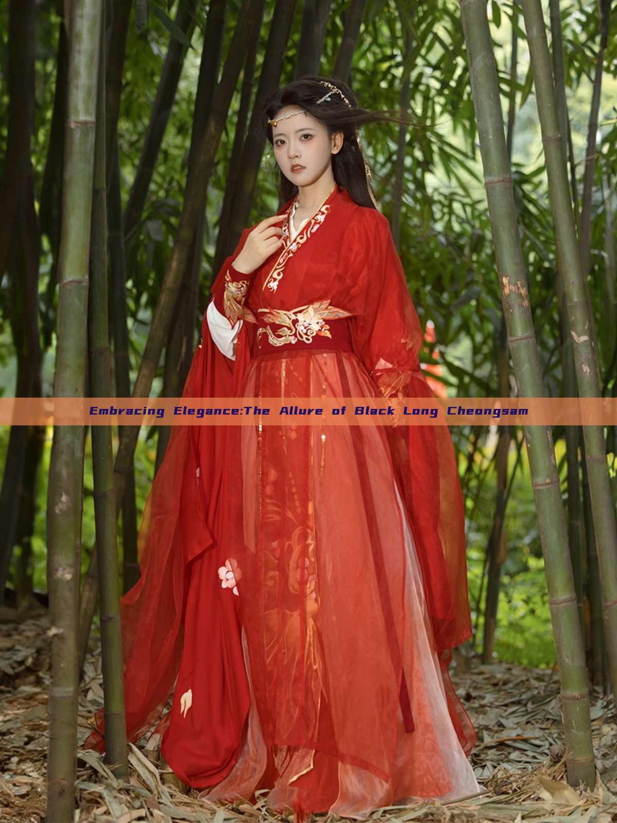 Embracing Elegance:The Allure of Black Long Cheongsam