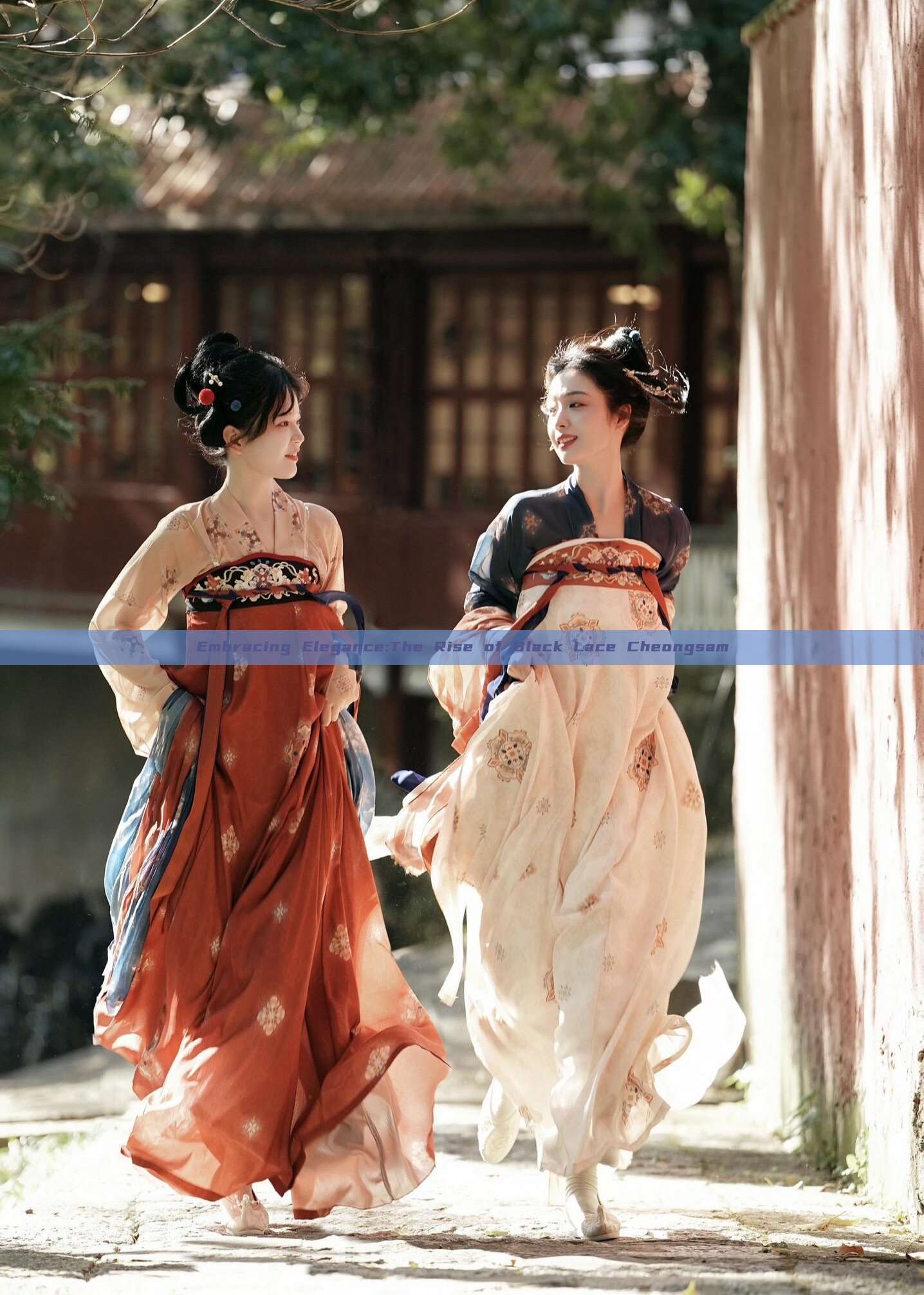 Embracing Elegance:The Rise of Black Lace Cheongsam