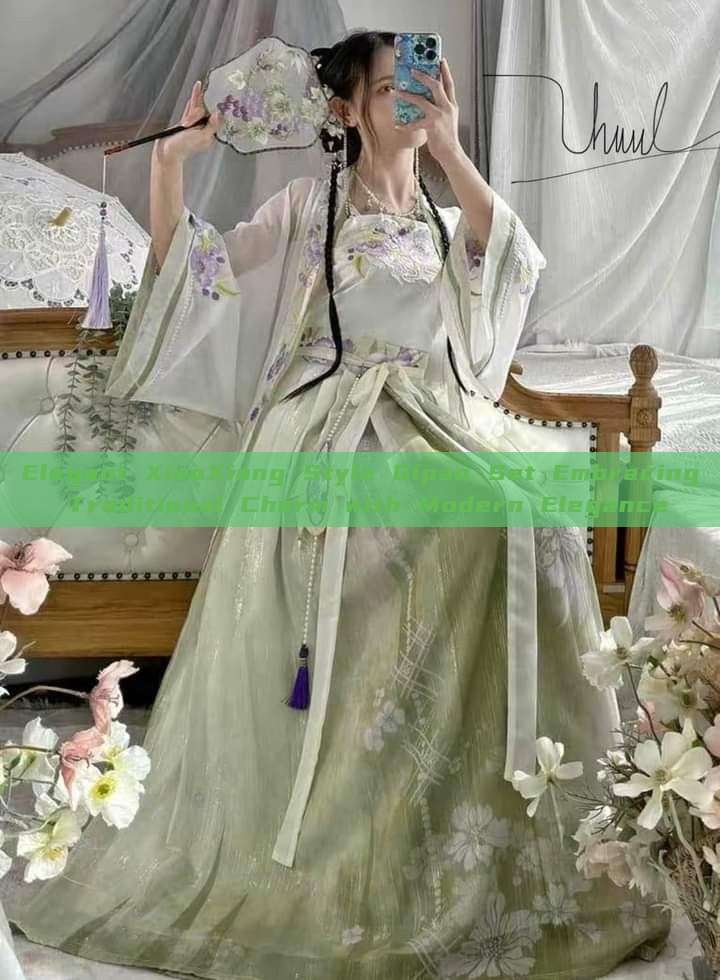 Elegant XiaoXiang Style Qipao Set Embracing Traditional Charm with Modern Elegance