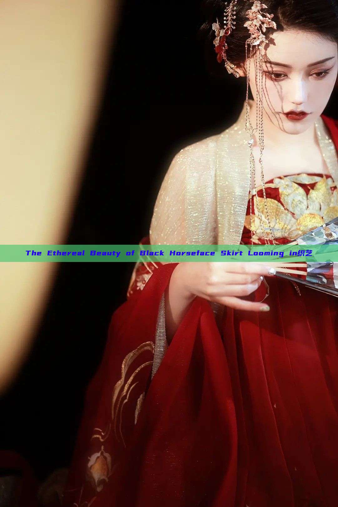 The Ethereal Beauty of Black Horseface Skirt Looming in织艺
