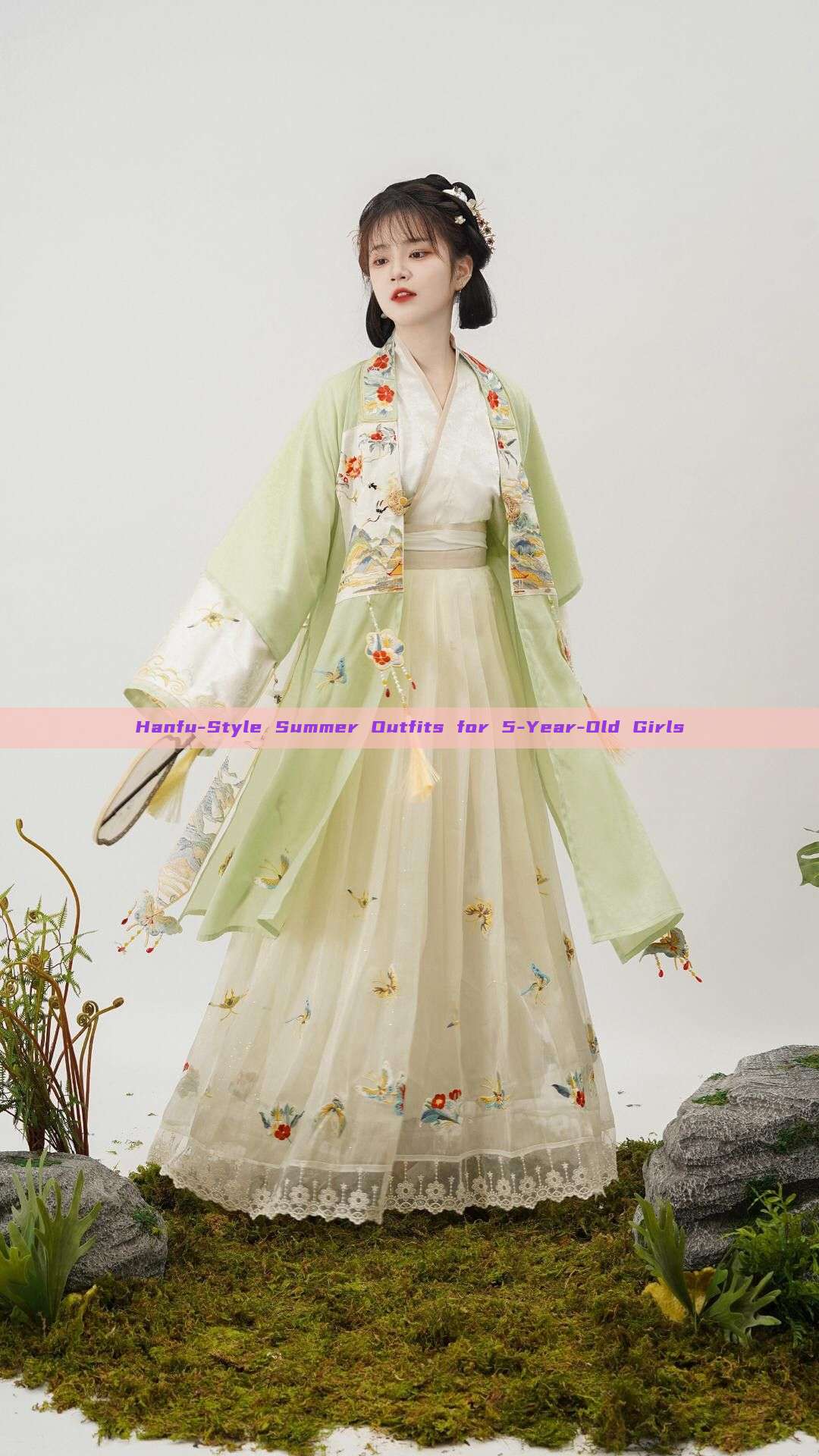 Hanfu-Style Summer Outfits for 5-Year-Old Girls
