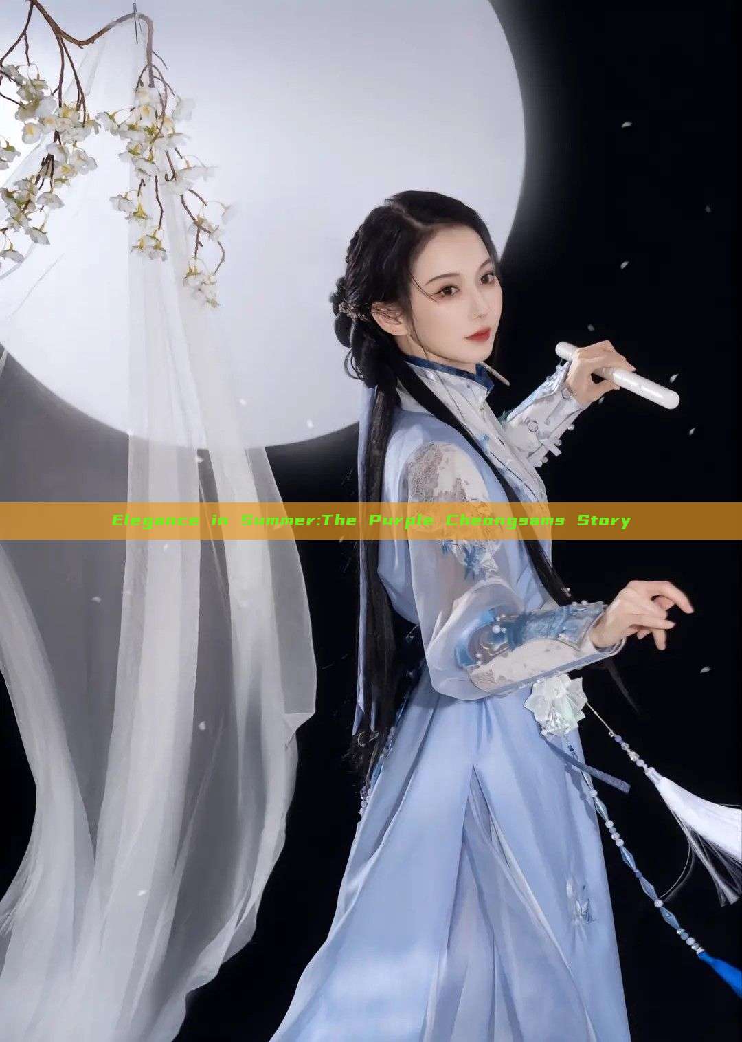 Elegance in Summer:The Purple Cheongsams Story