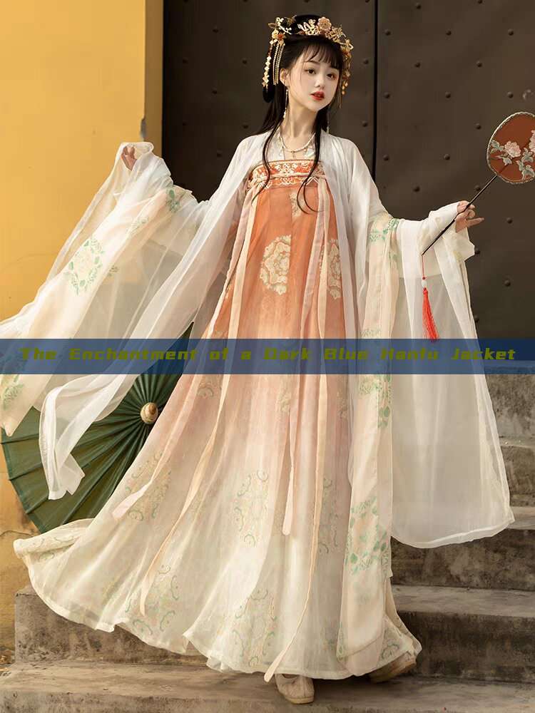 The Enchantment of a Dark Blue Hanfu Jacket The Enchantment of a Dark Blue Hanfu Jacket