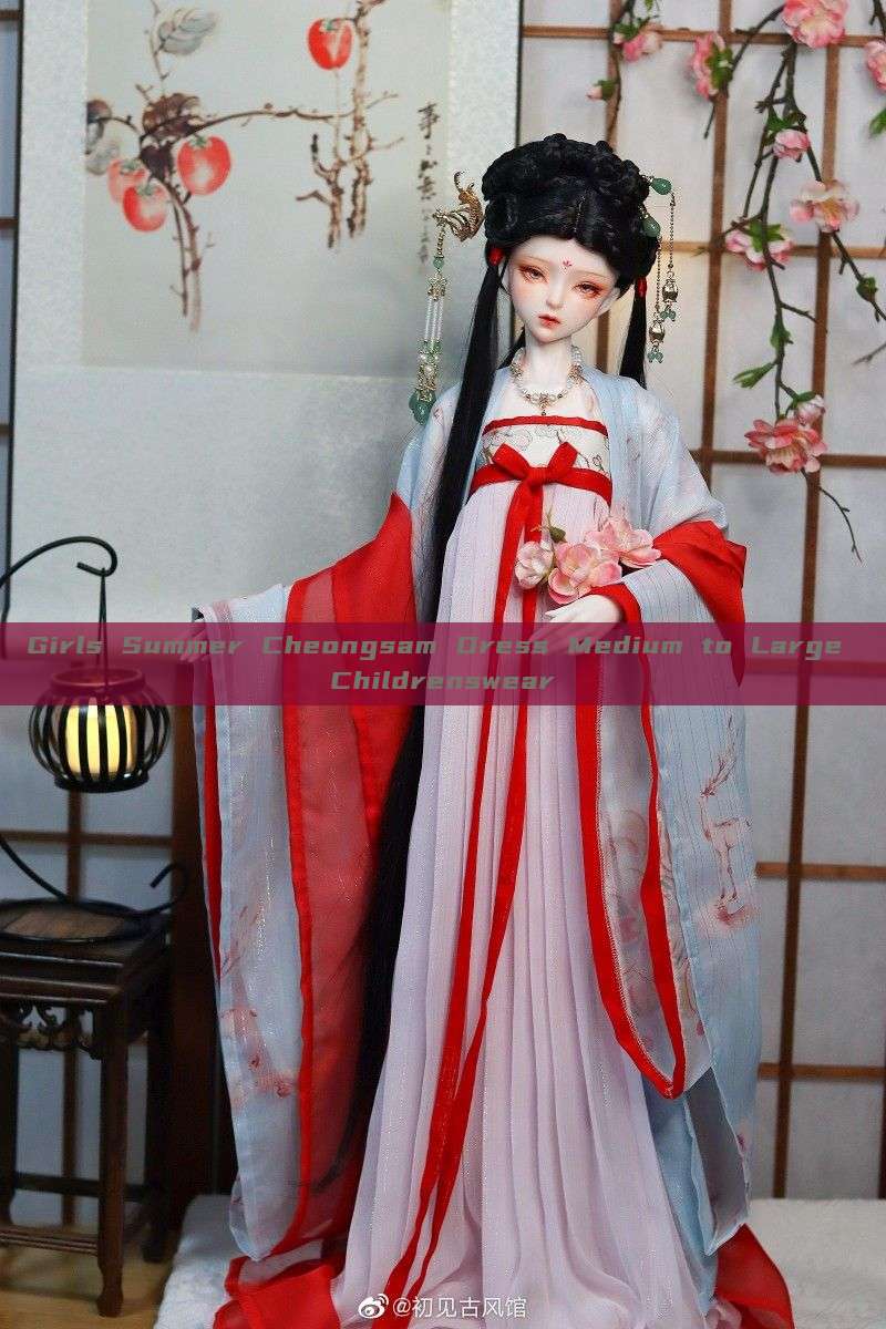 Girls Summer Cheongsam Dress Medium to Large Childrenswear Girls Summer Cheongsam Dress Medium to Large Childrenswear