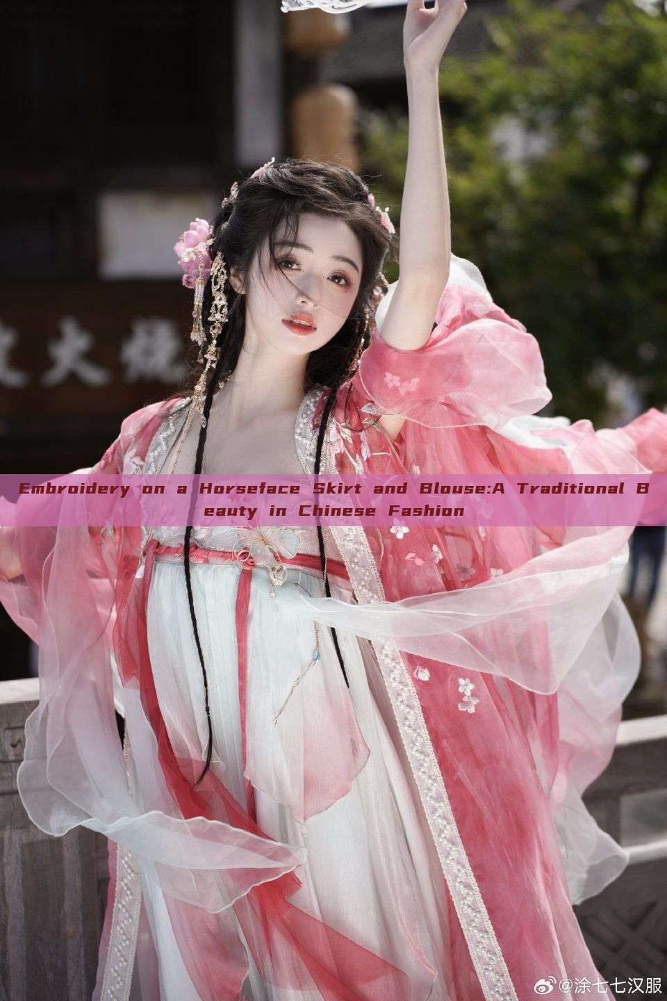 Embroidery on a Horseface Skirt and Blouse:A Traditional Beauty in Chinese Fashion Embroidery on a Horseface Skirt and Blouse:A Traditional Beauty in Chinese Fashion