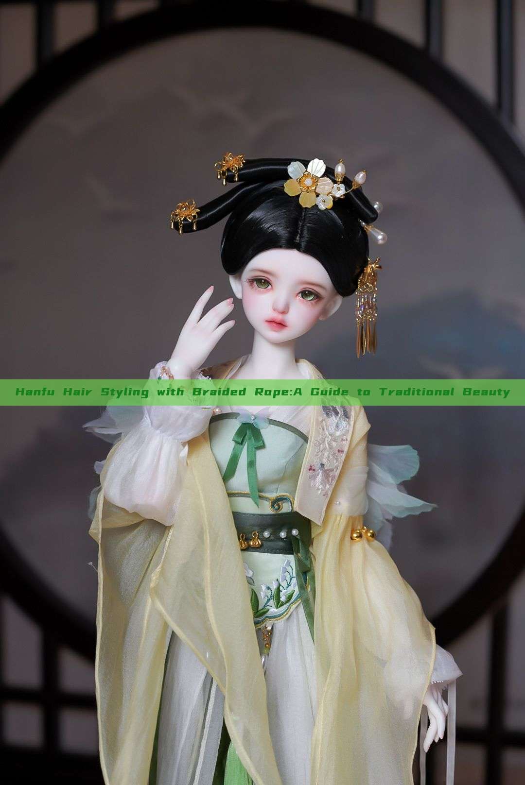 Hanfu Hair Styling with Braided Rope:A Guide to Traditional Beauty Hanfu Hair Styling with Braided Rope:A Guide to Traditional Beauty