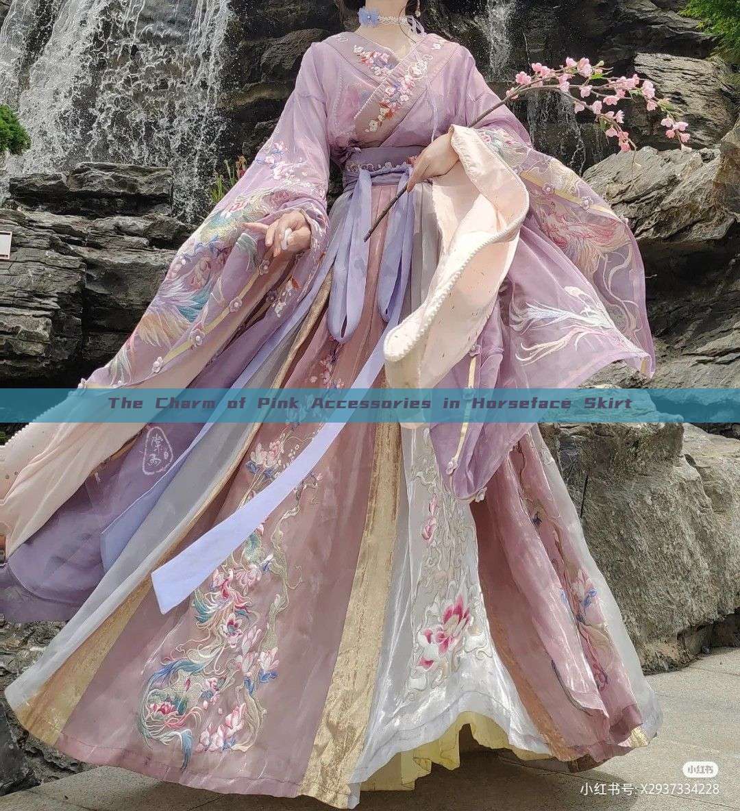 The Charm of Pink Accessories in Horseface Skirt